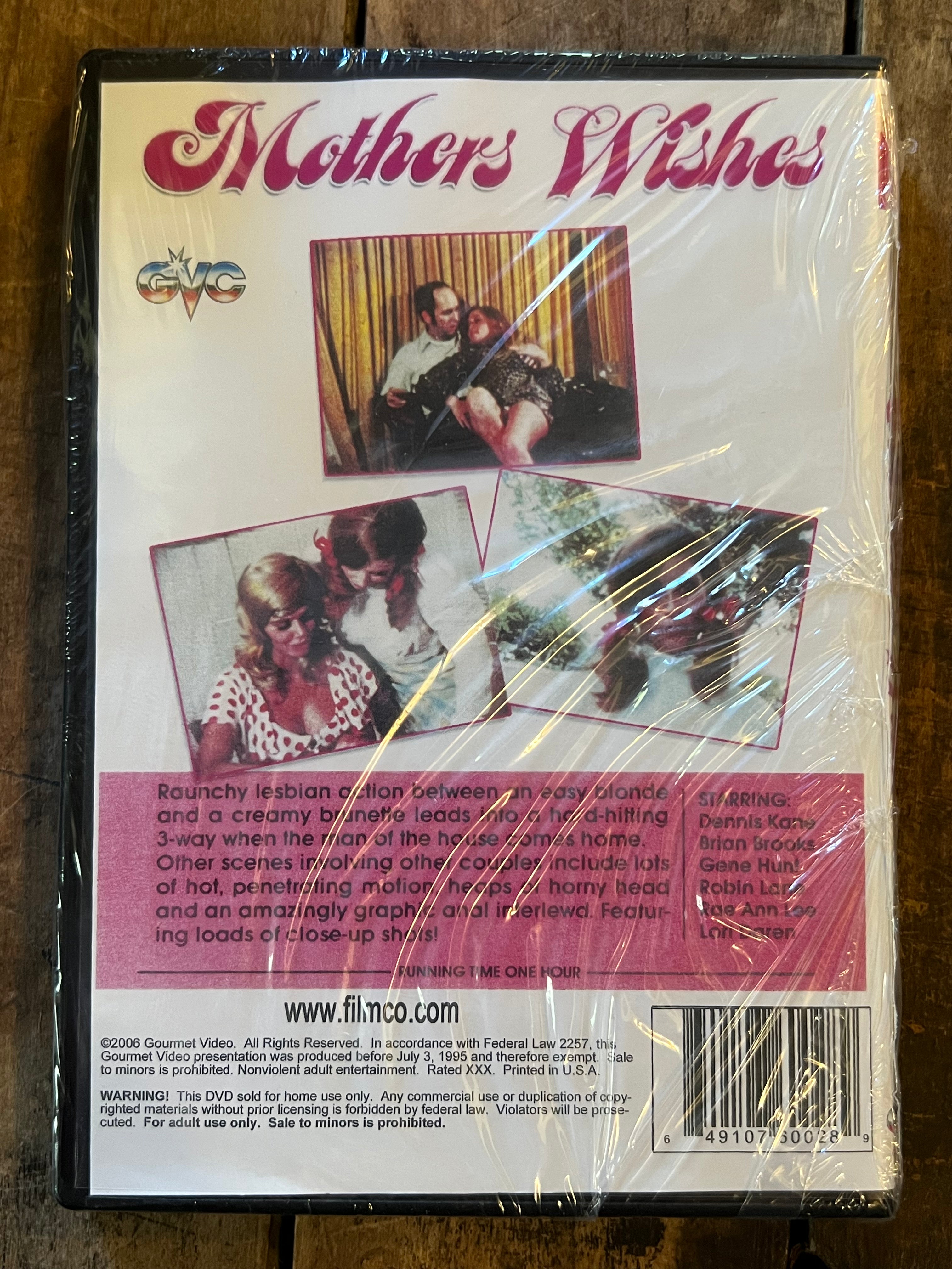 Mothers Wishes - DVD 1973 - Gourmet Video