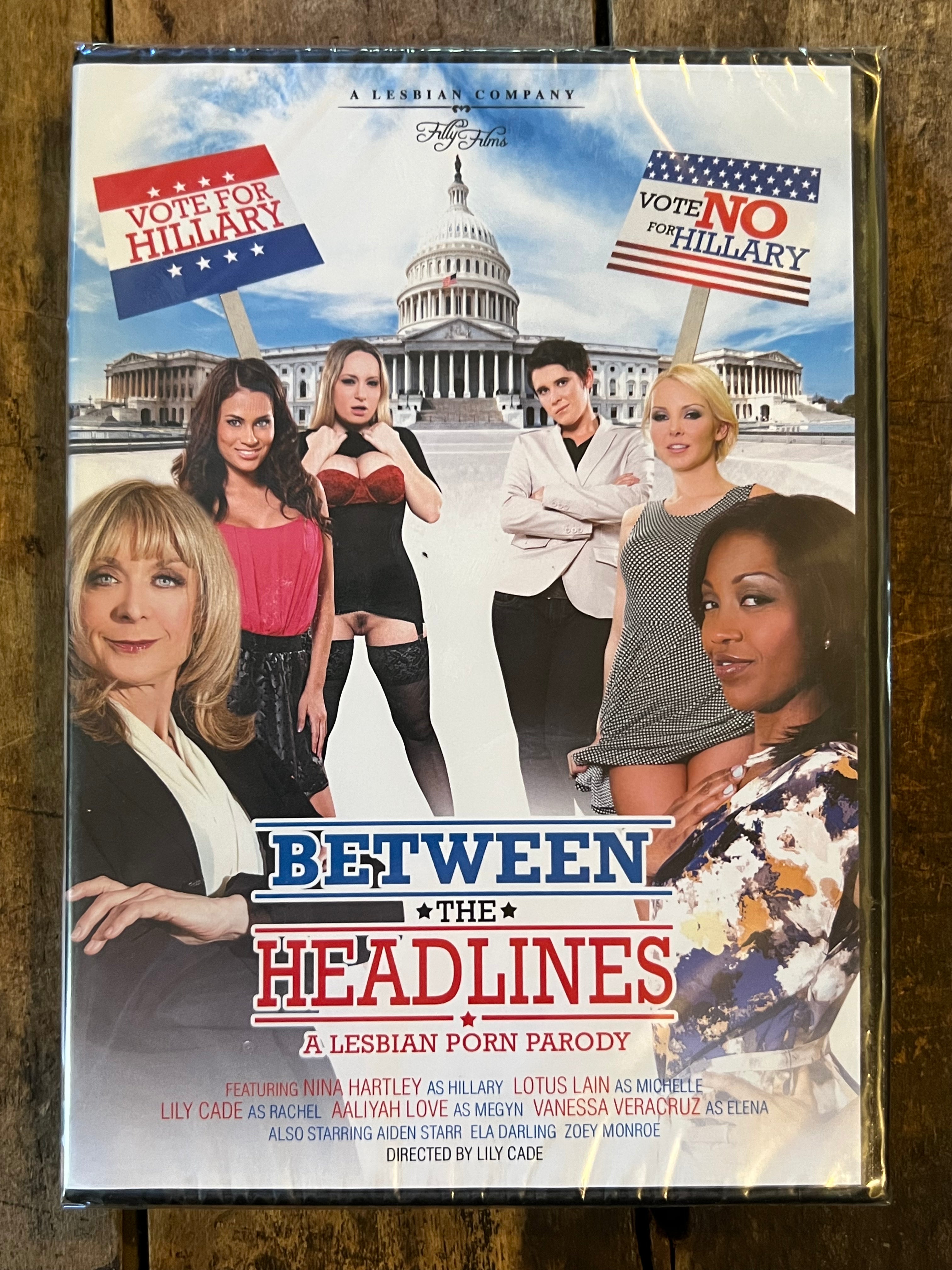 Between The Headlines Lesbian Parody - DVD 2014 - Filly Films