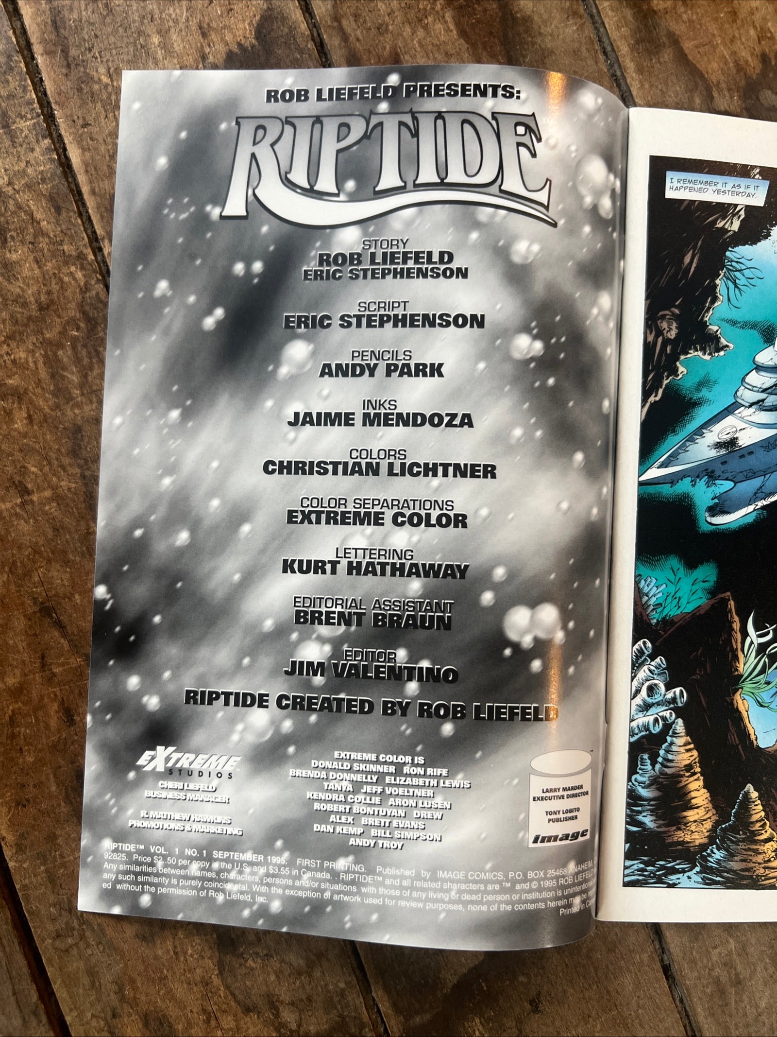 Riptide #1 (1995) Image Comics - Volume 1, Issue #1