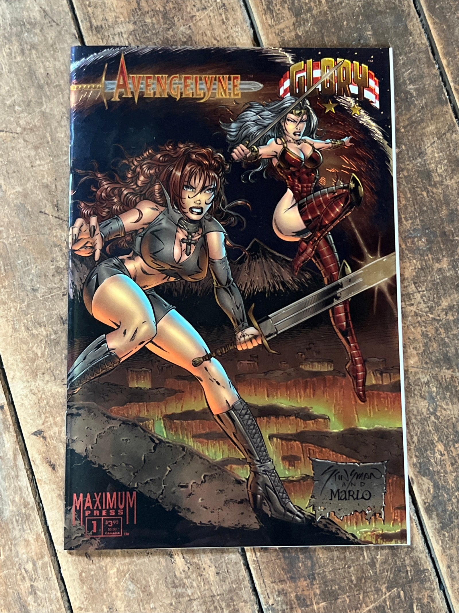 Avengelyne/Glory (Vol. 1) #1B (September 1995) Holochrome Cover Variant