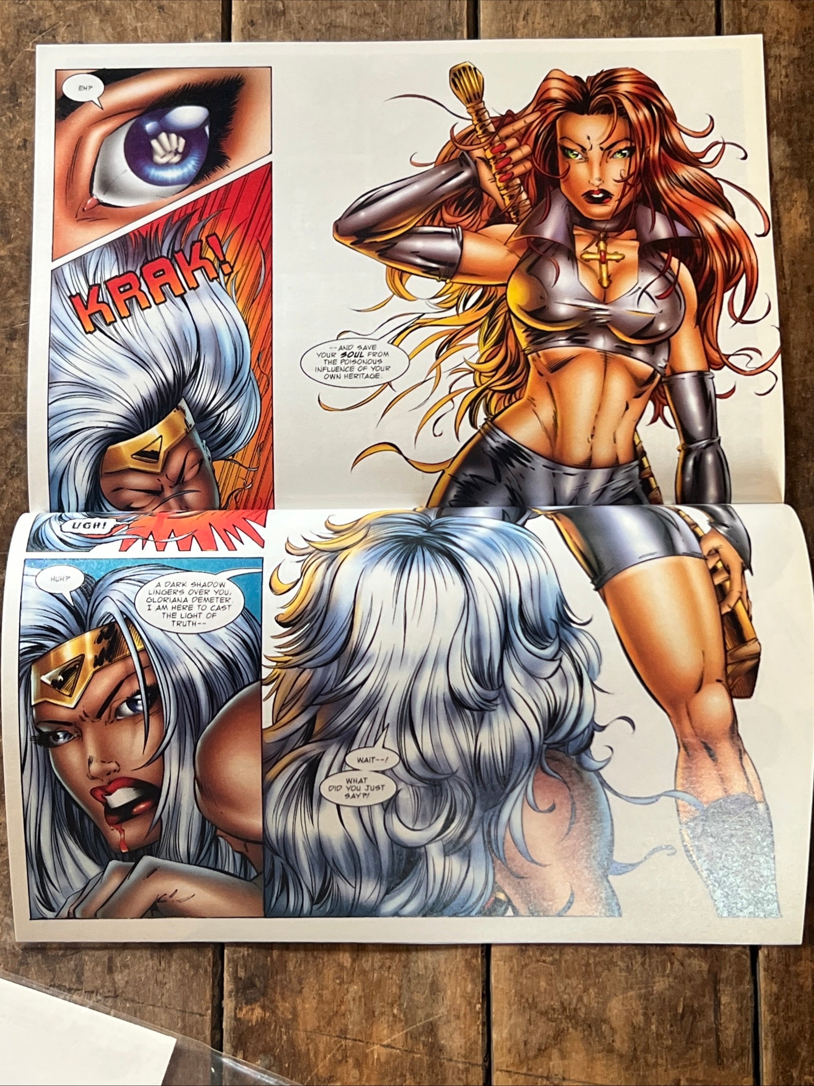 Avengelyne/Glory (Vol. 1) #1B (September 1995) Holochrome Cover Variant