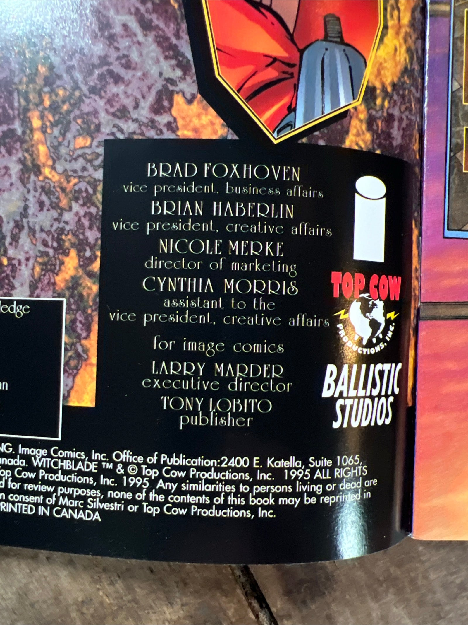 Witchblade #1 (Vol. 1 - 1995) Key Issue