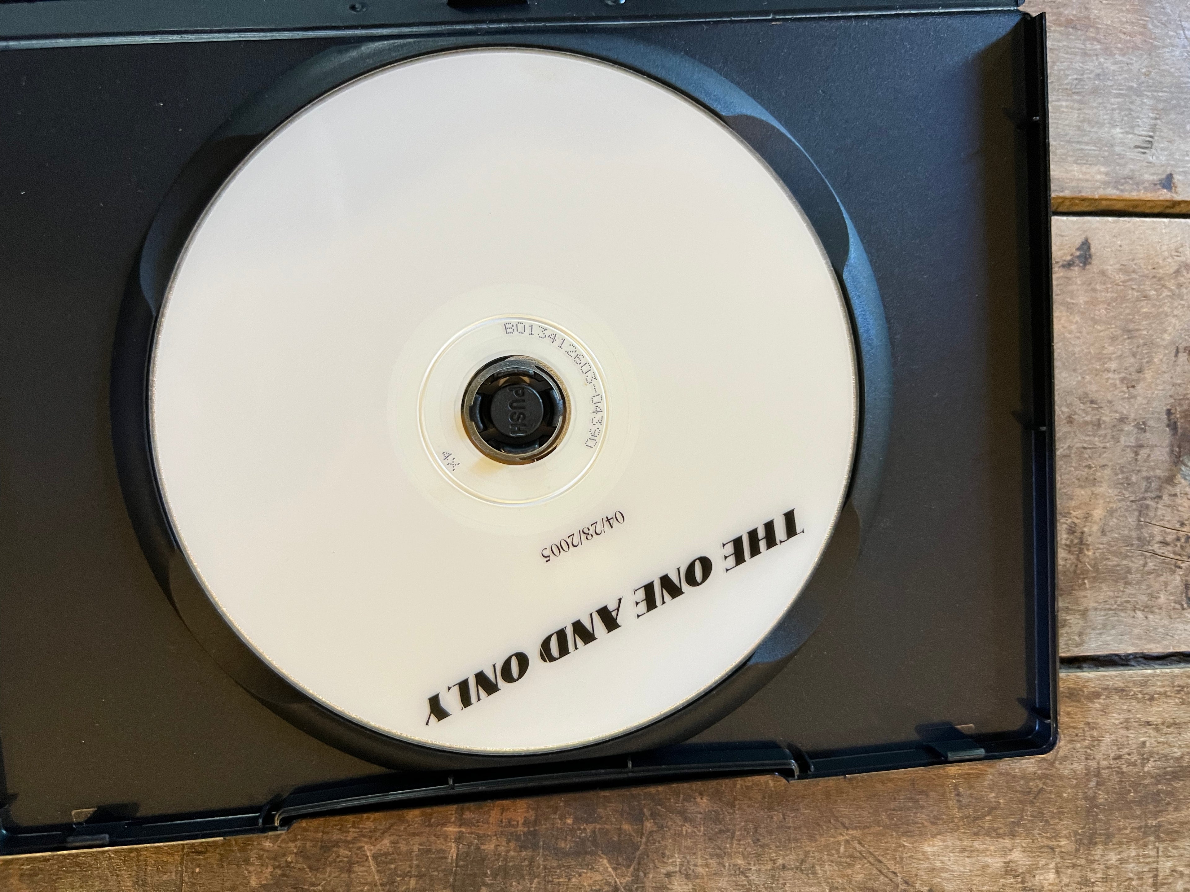 The One and Only - DVD 1987 - VCR