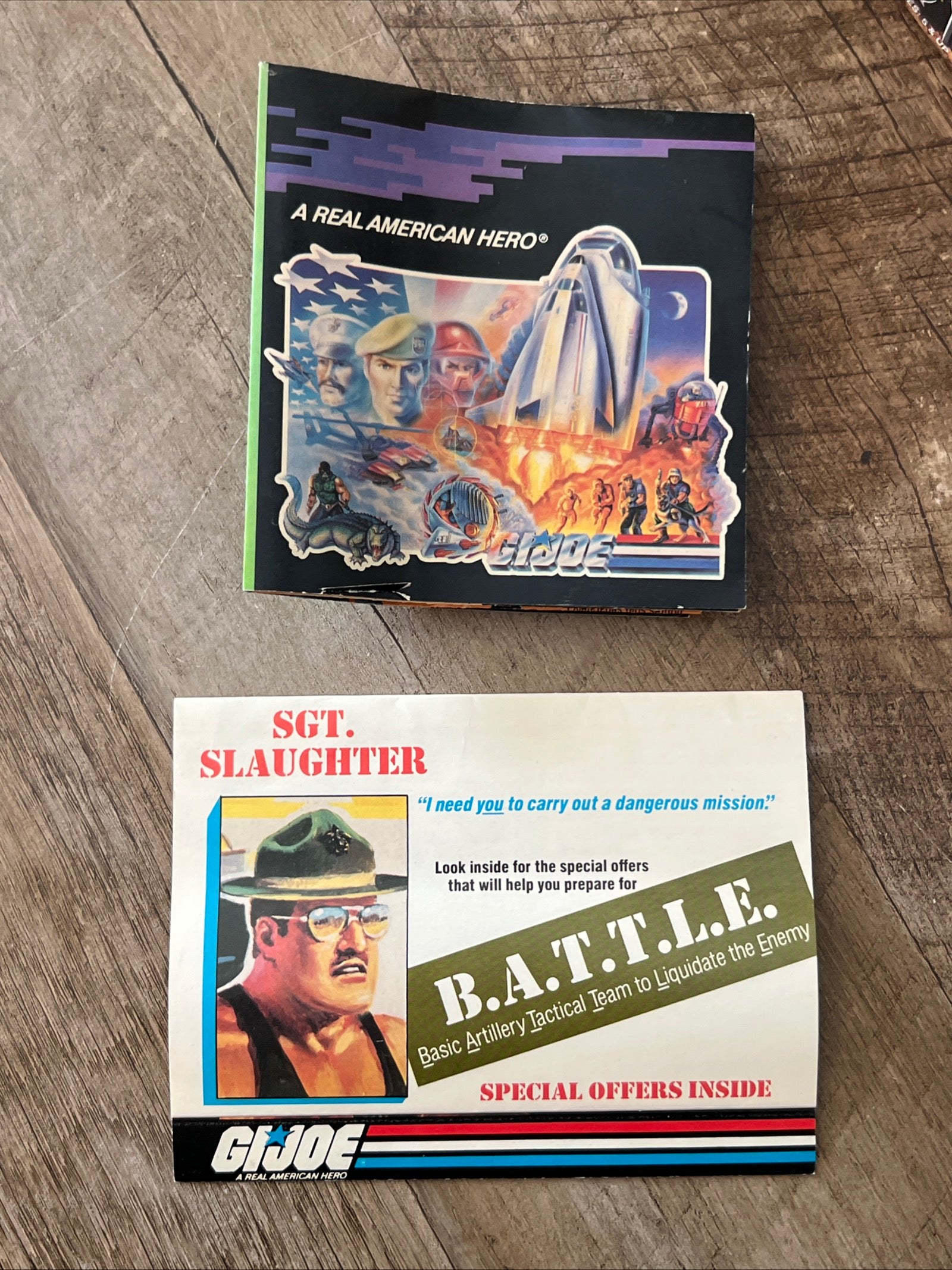 1987 Hasbro GI JOE - S.L.A.M - Original Box & Blueprints