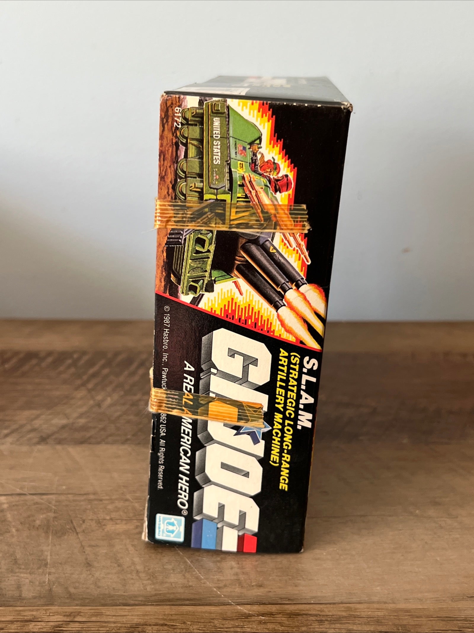 1987 Hasbro GI JOE - S.L.A.M - Original Box & Blueprints