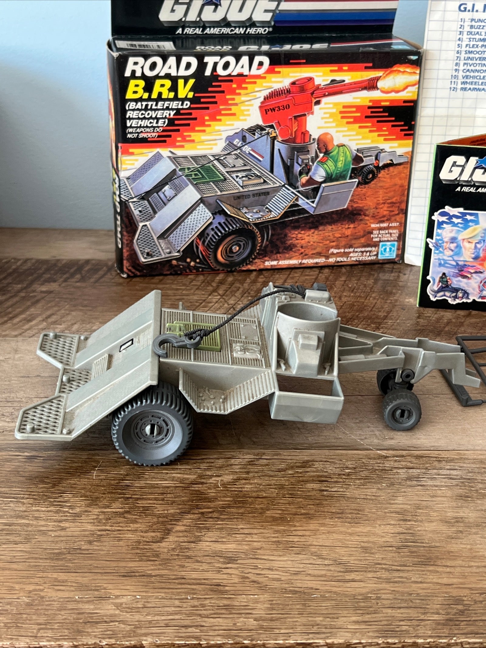 1987 Hasbro GI JOE - Road Toad B.R.V. - Original Box