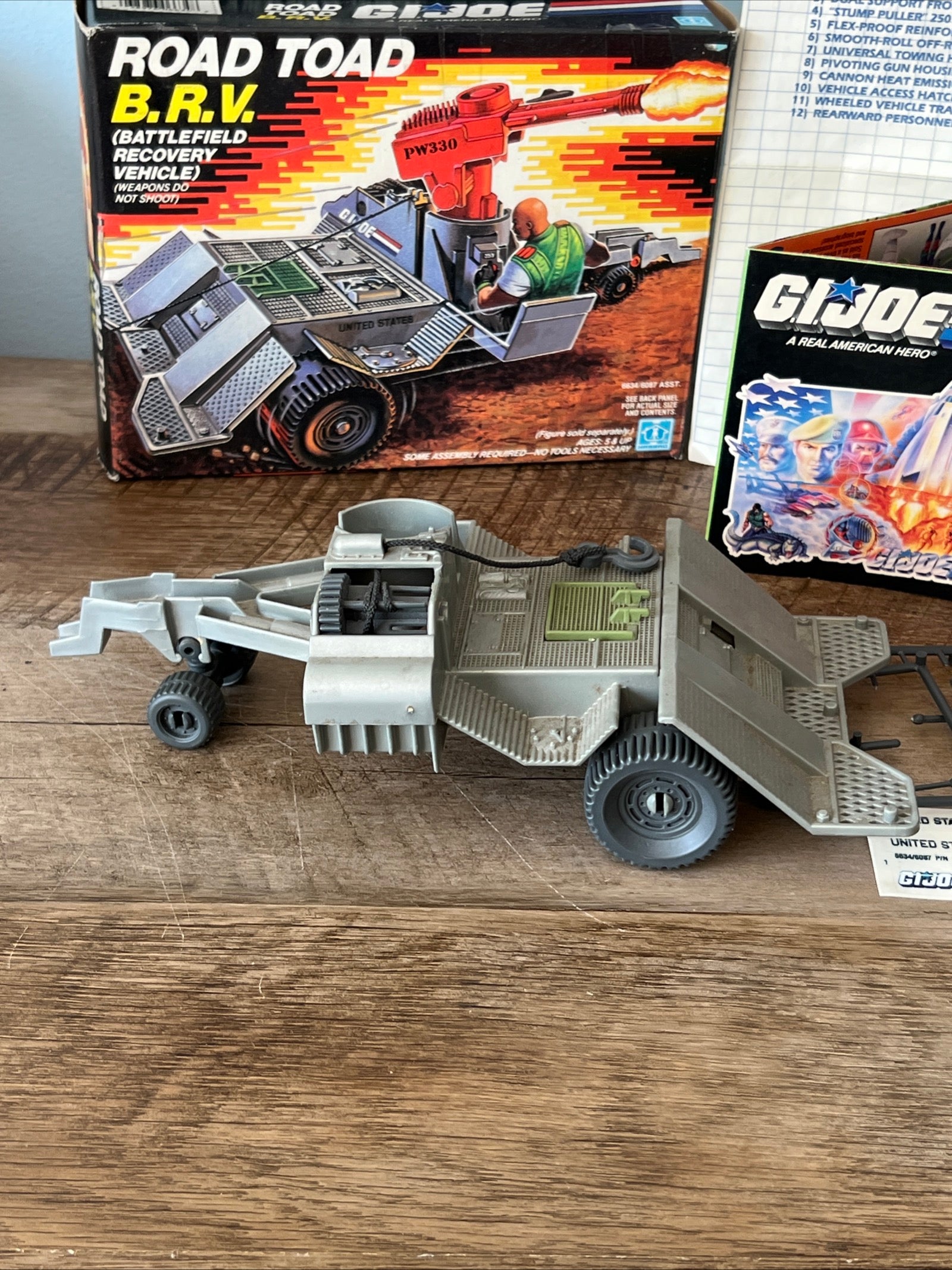 1987 Hasbro GI JOE - Road Toad B.R.V. - Original Box