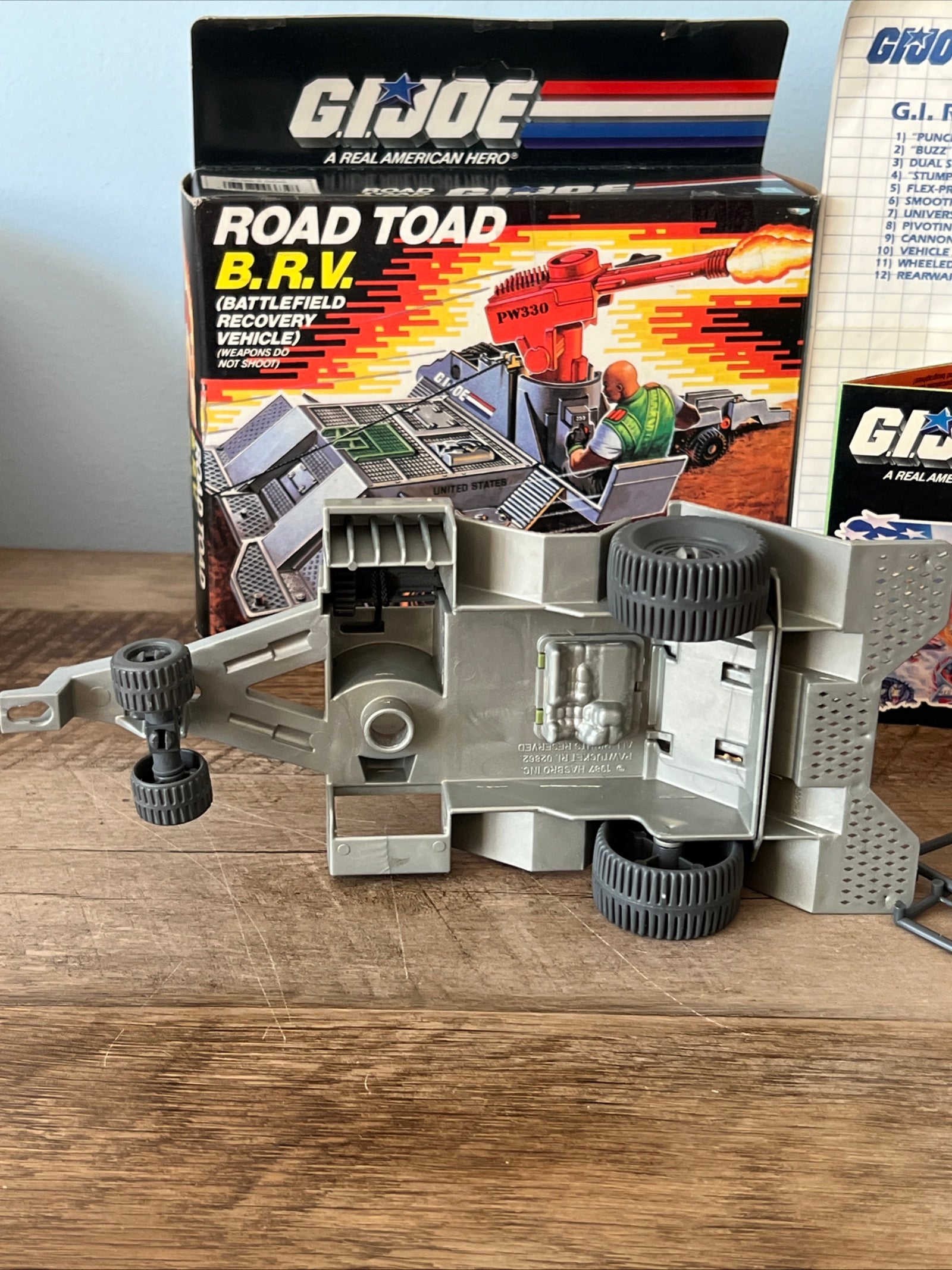 1987 Hasbro GI JOE - Road Toad B.R.V. - Original Box