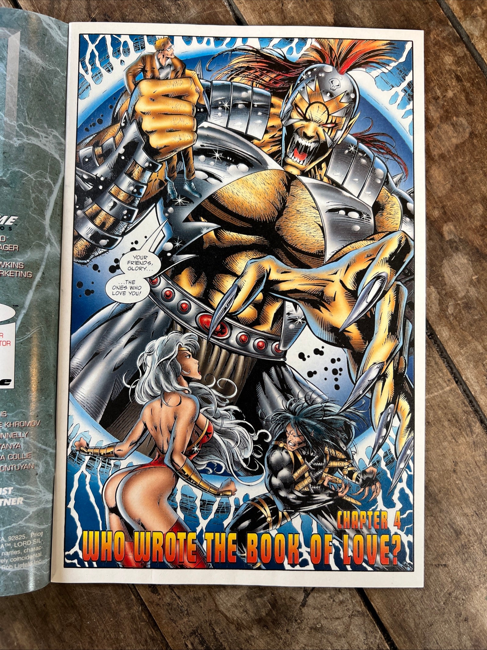 Glory #4 ( 1995 ) Image Comics - Chapter 4: Who Wrote The Book Of Love?