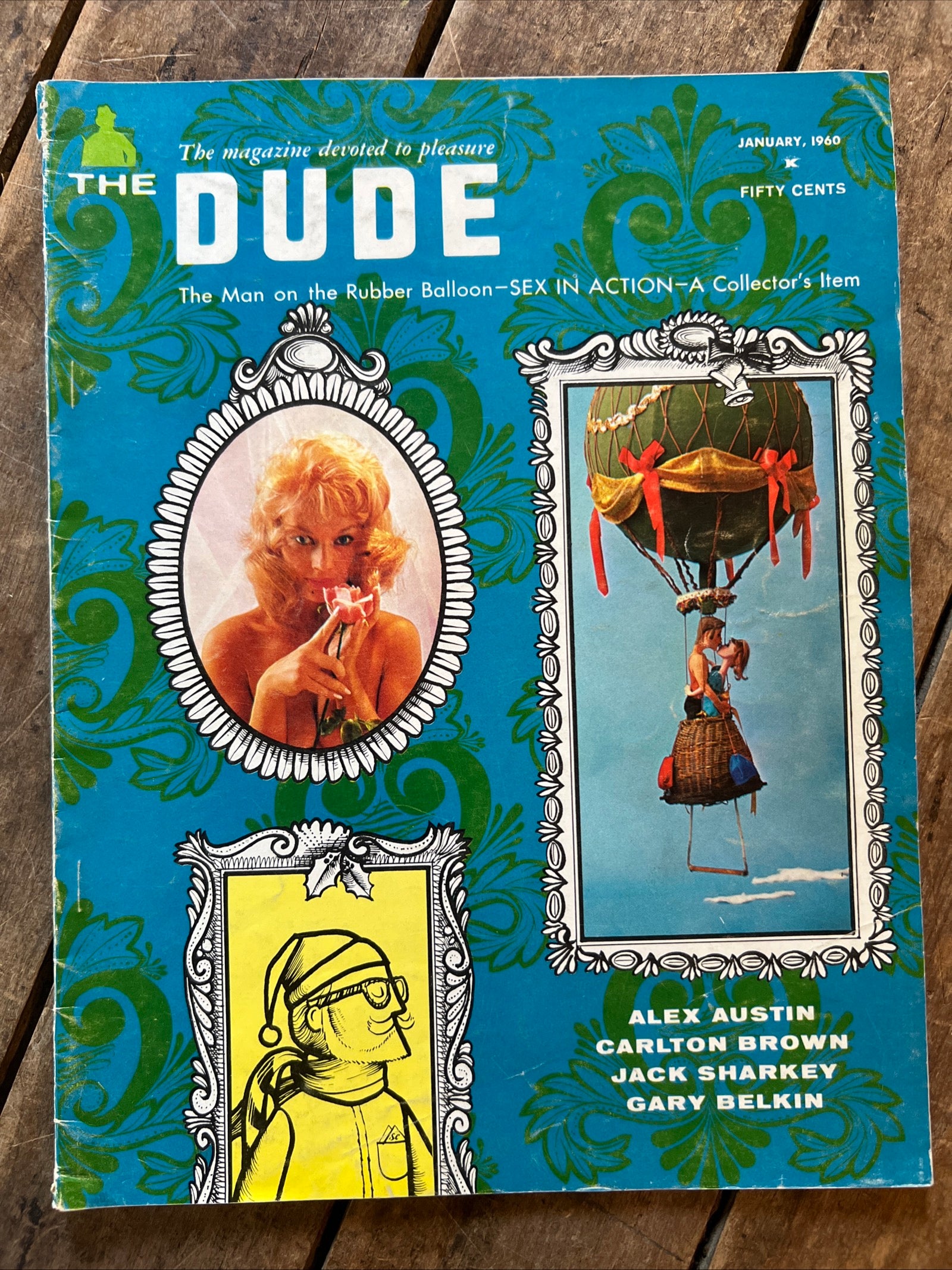 THE DUDE January 1960 Vintage Magazine