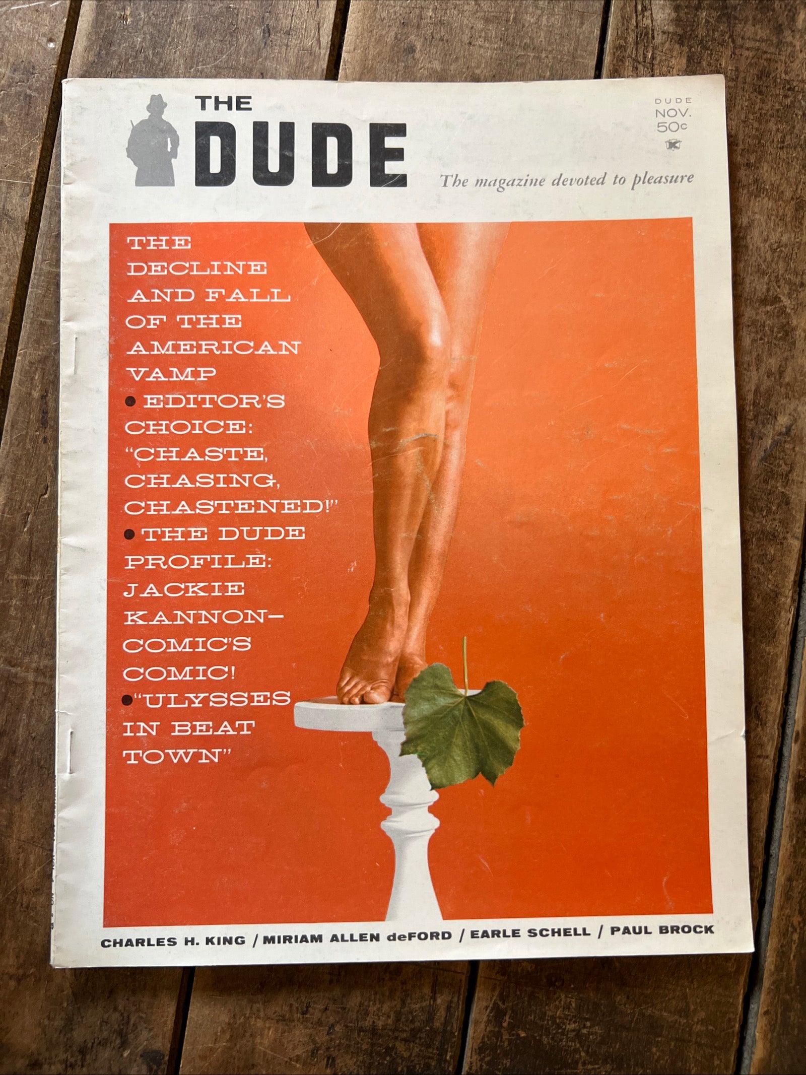 THE DUDE November 1961 Vintage Magazine