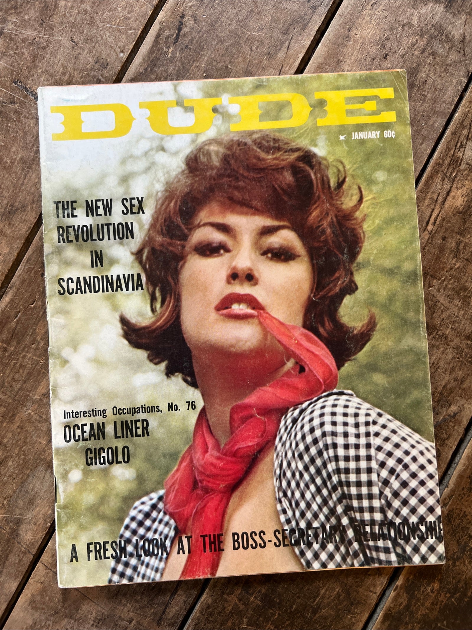 Vintage The DUDE Magazine January 1965