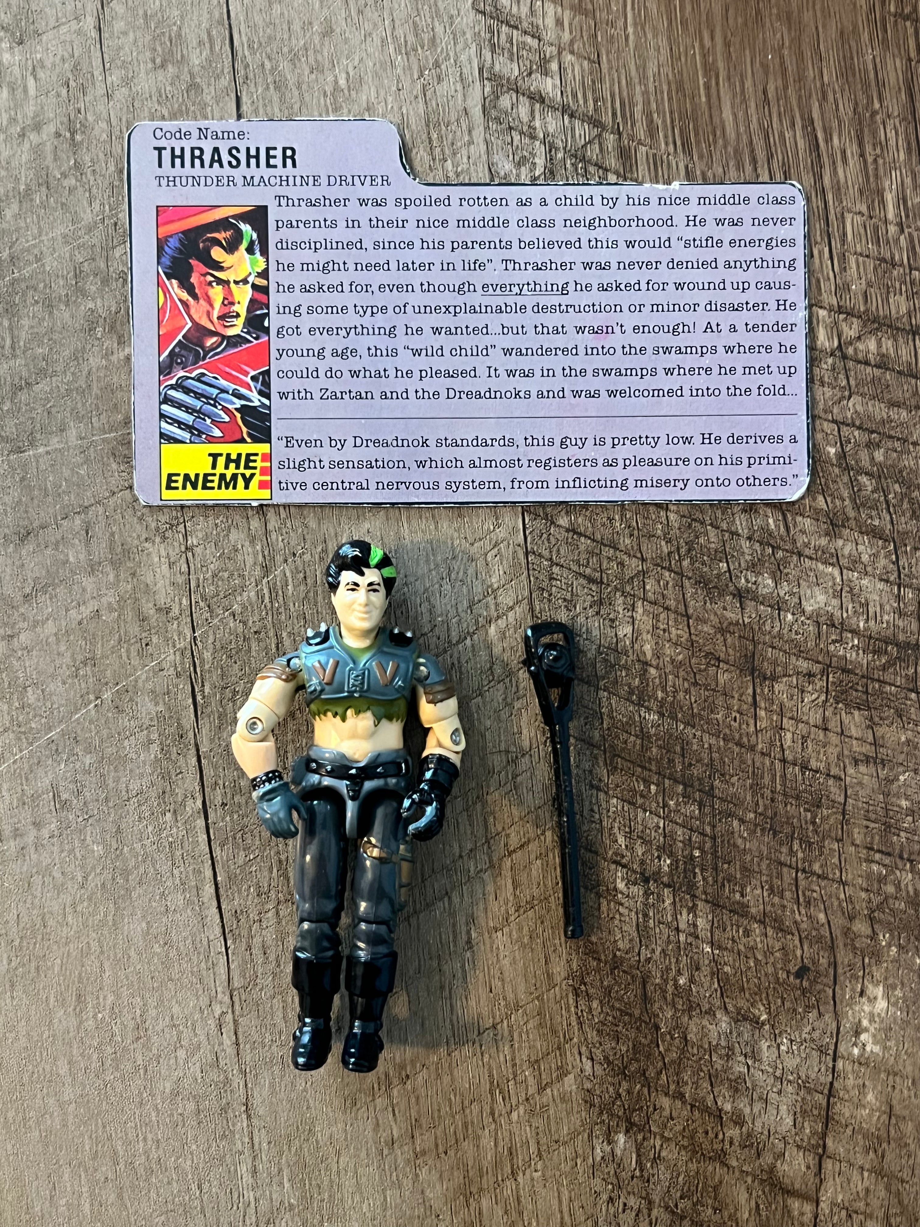 1986 Hasbro GI JOE- Dreadnok Thunder Machine & Thrasher - Original Box Complete