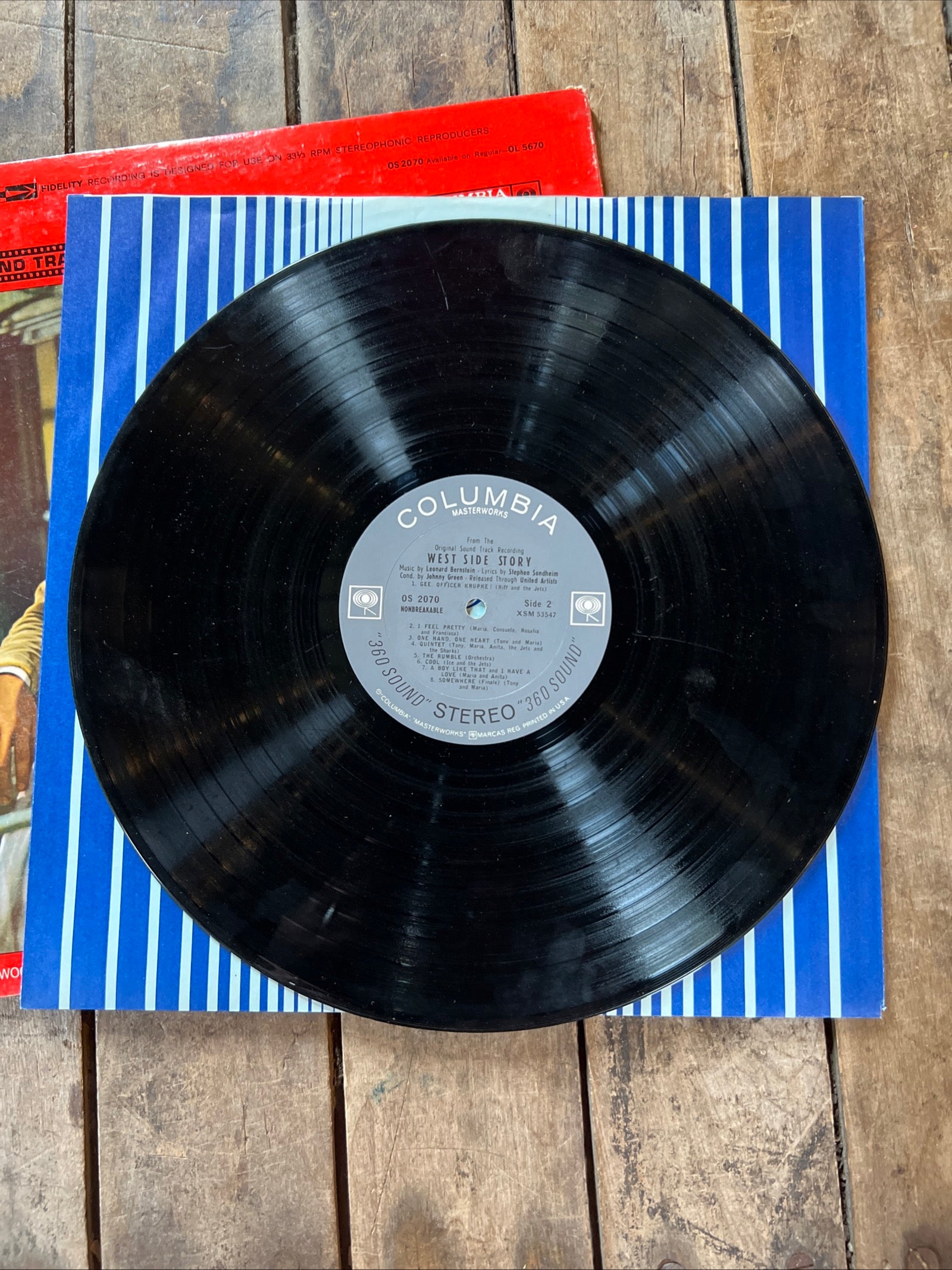 Leonard Bernstein - West Side Story - 1961 Columbia Masterworks LP Record Vinyl