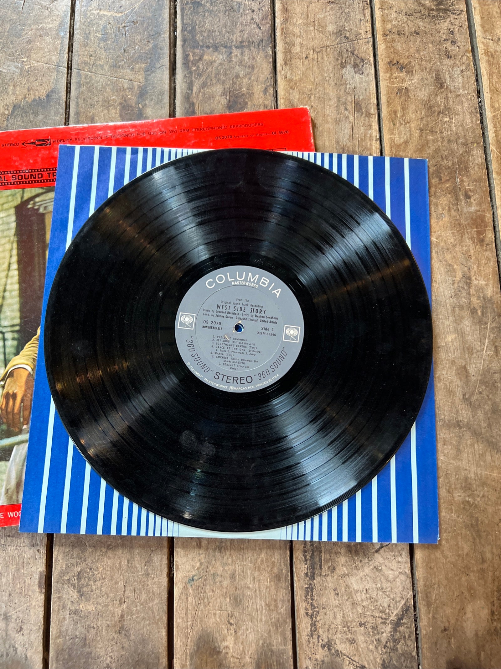 Leonard Bernstein - West Side Story - 1961 Columbia Masterworks LP Record Vinyl