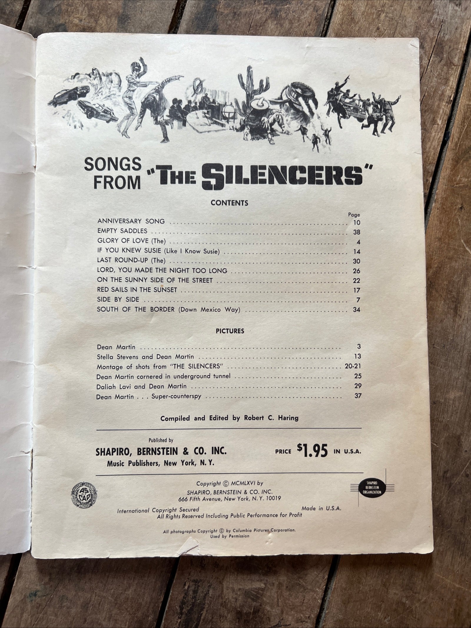 Dean Martin - Songs From The Silencers - 1966 Columbia Pictures