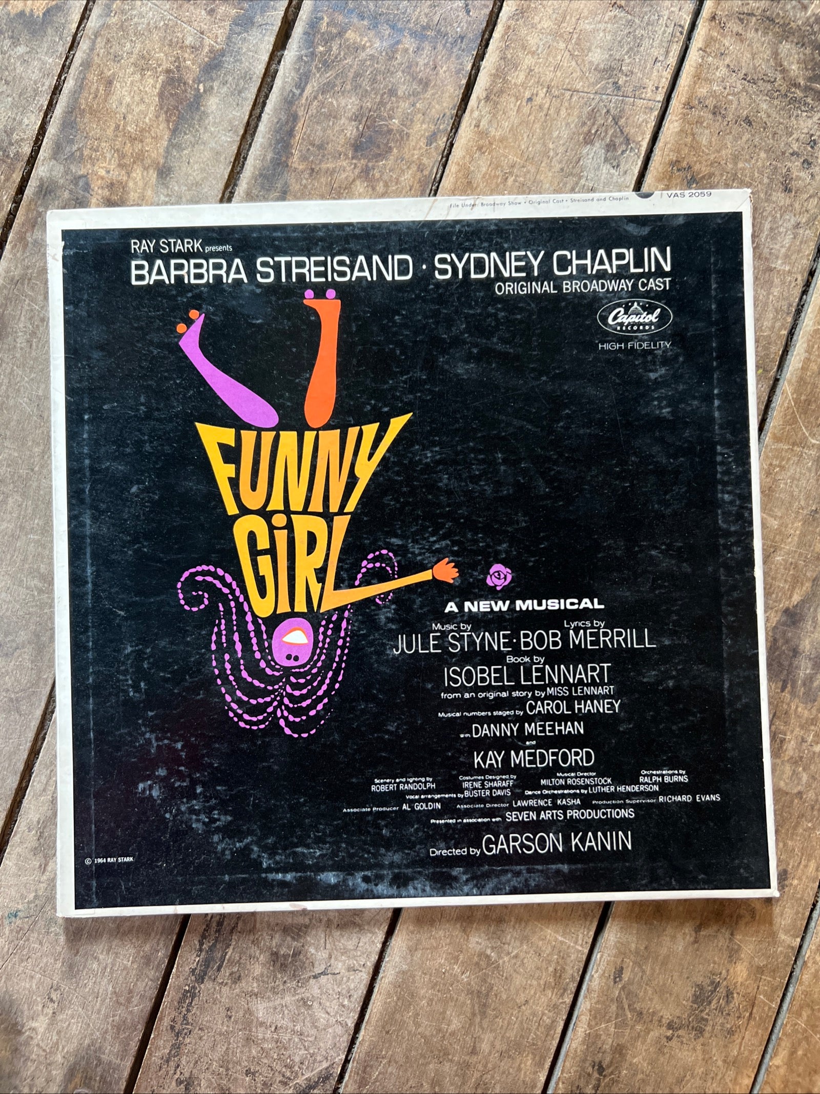 Funny Girl - Barbra Streisand - Original Broadway Musical - 1964 Capitol Records