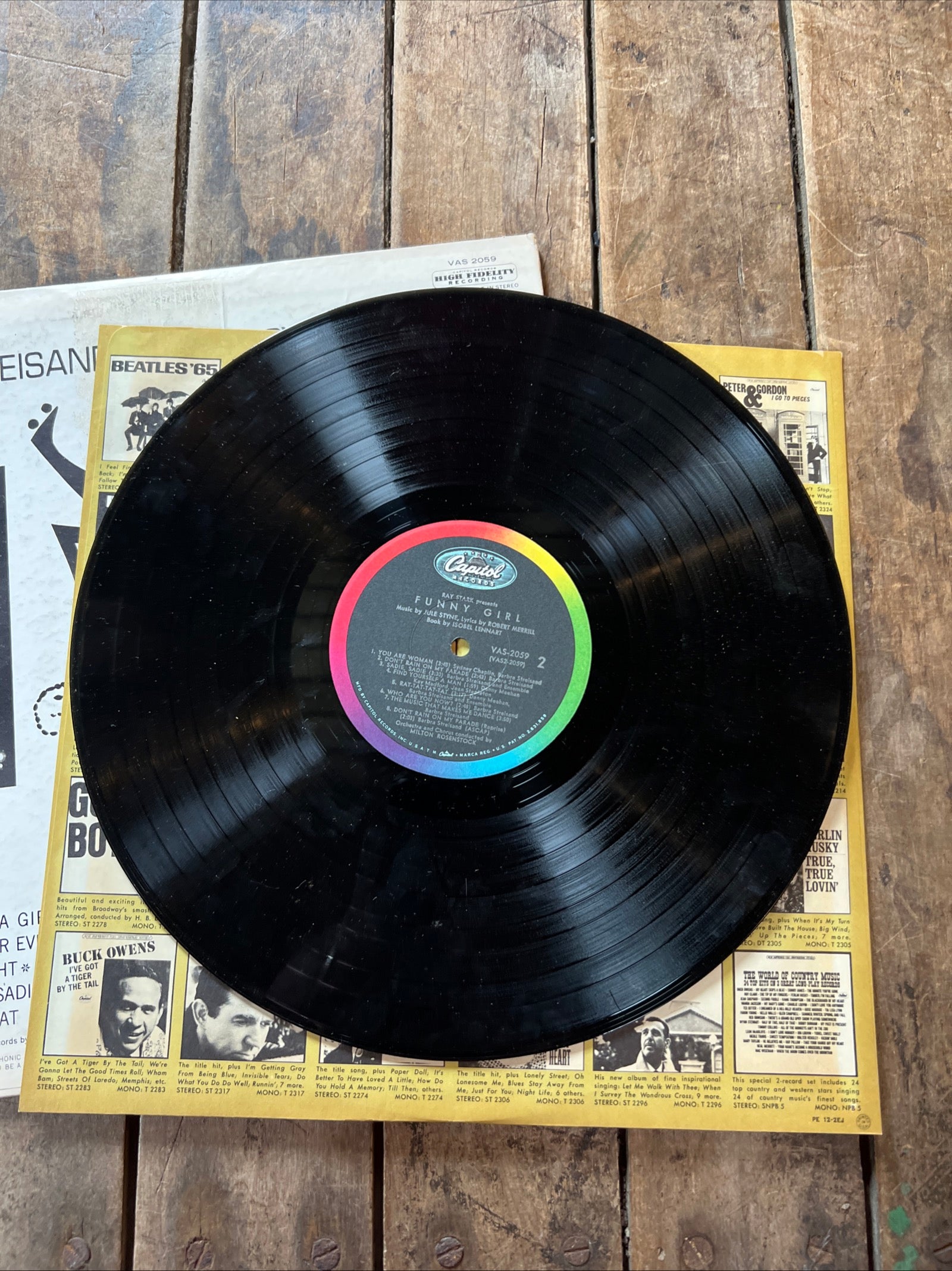 Funny Girl - Barbra Streisand - Original Broadway Musical - 1964 Capitol Records