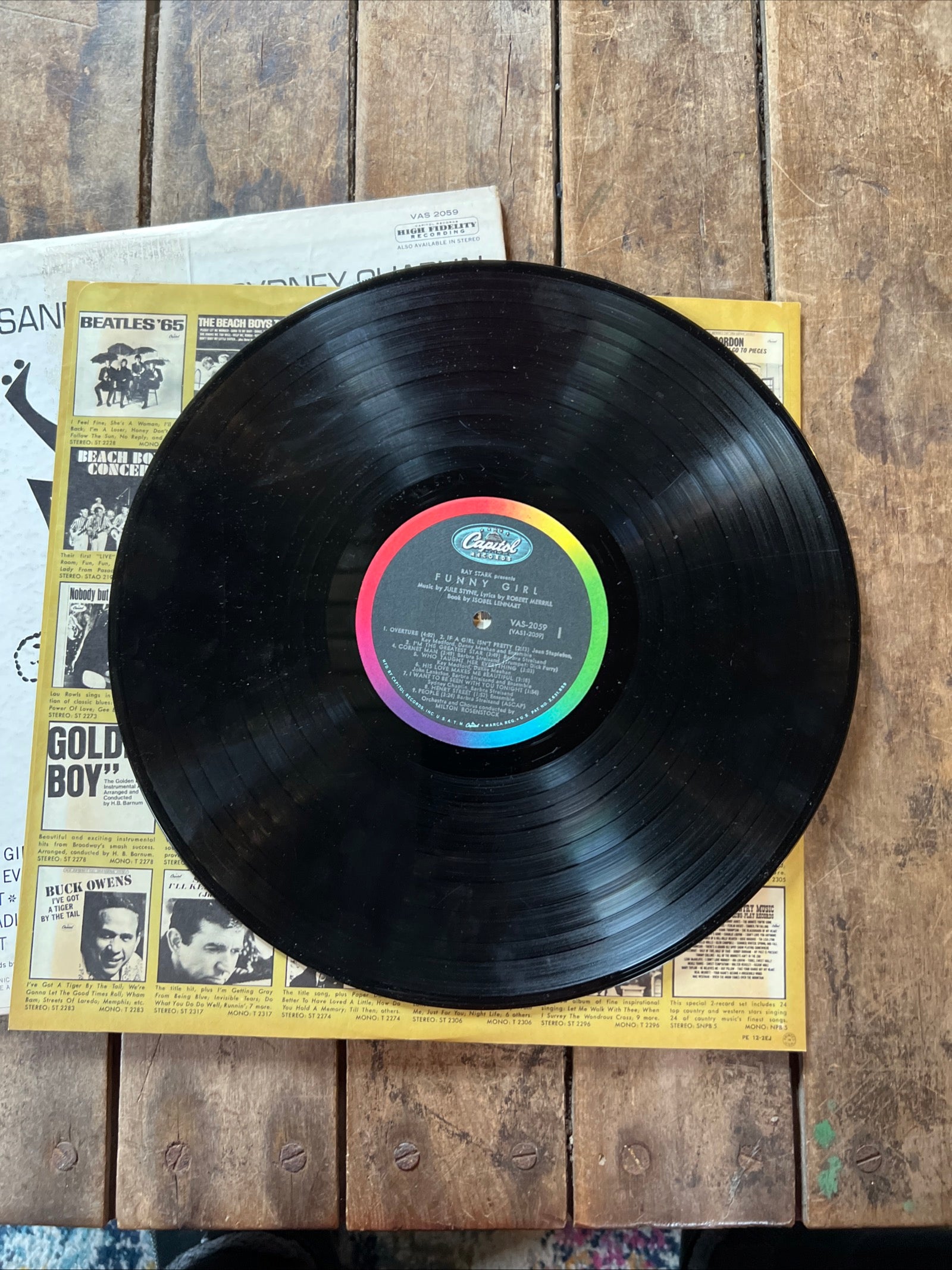 Funny Girl - Barbra Streisand - Original Broadway Musical - 1964 Capitol Records