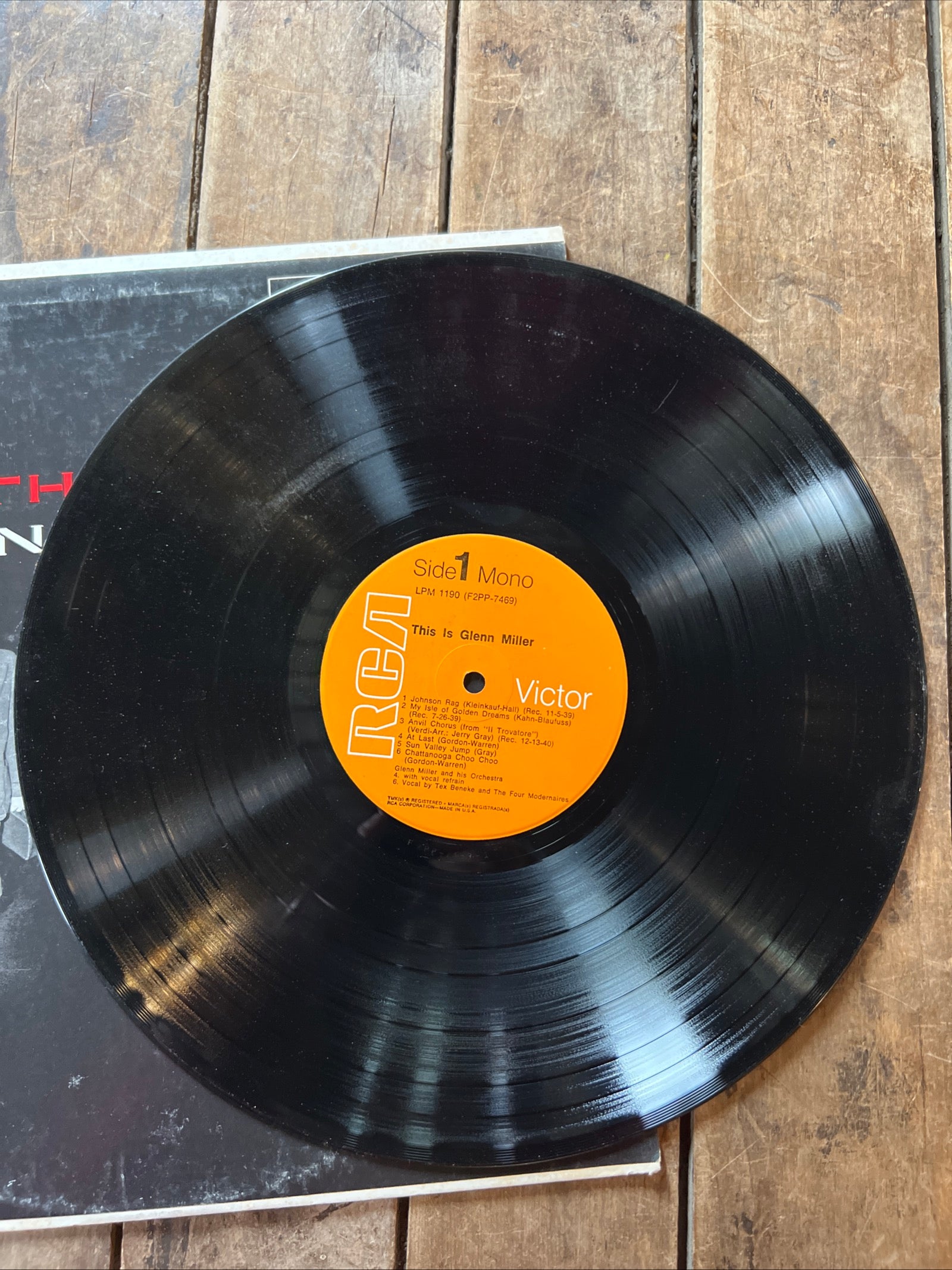 This Is Glenn Miller - 1956 RCA Victor Records - LP Record Viny