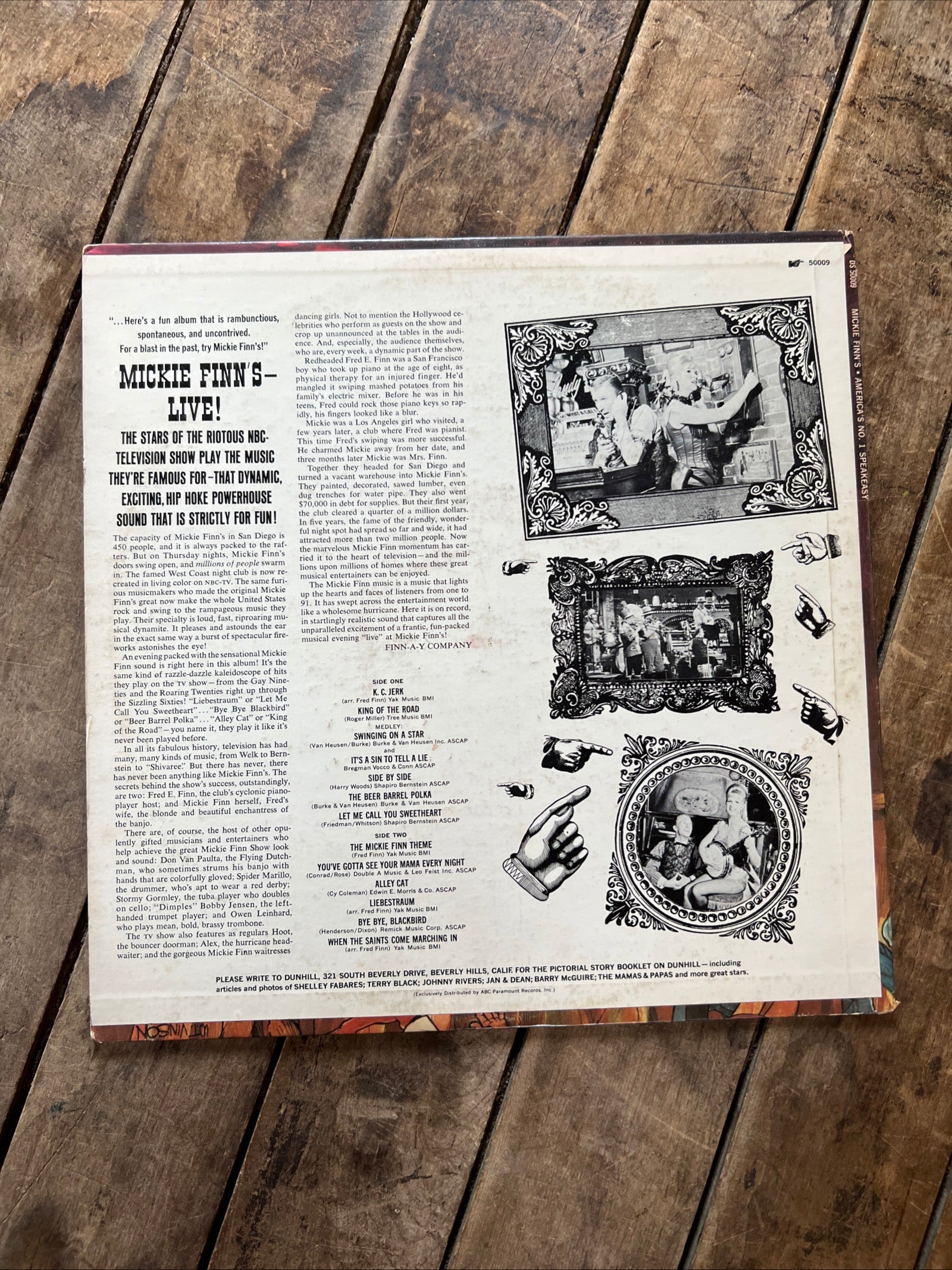 Mickie Finn’s America’s No.1 Speakeasy - 1966 Dunhill Records