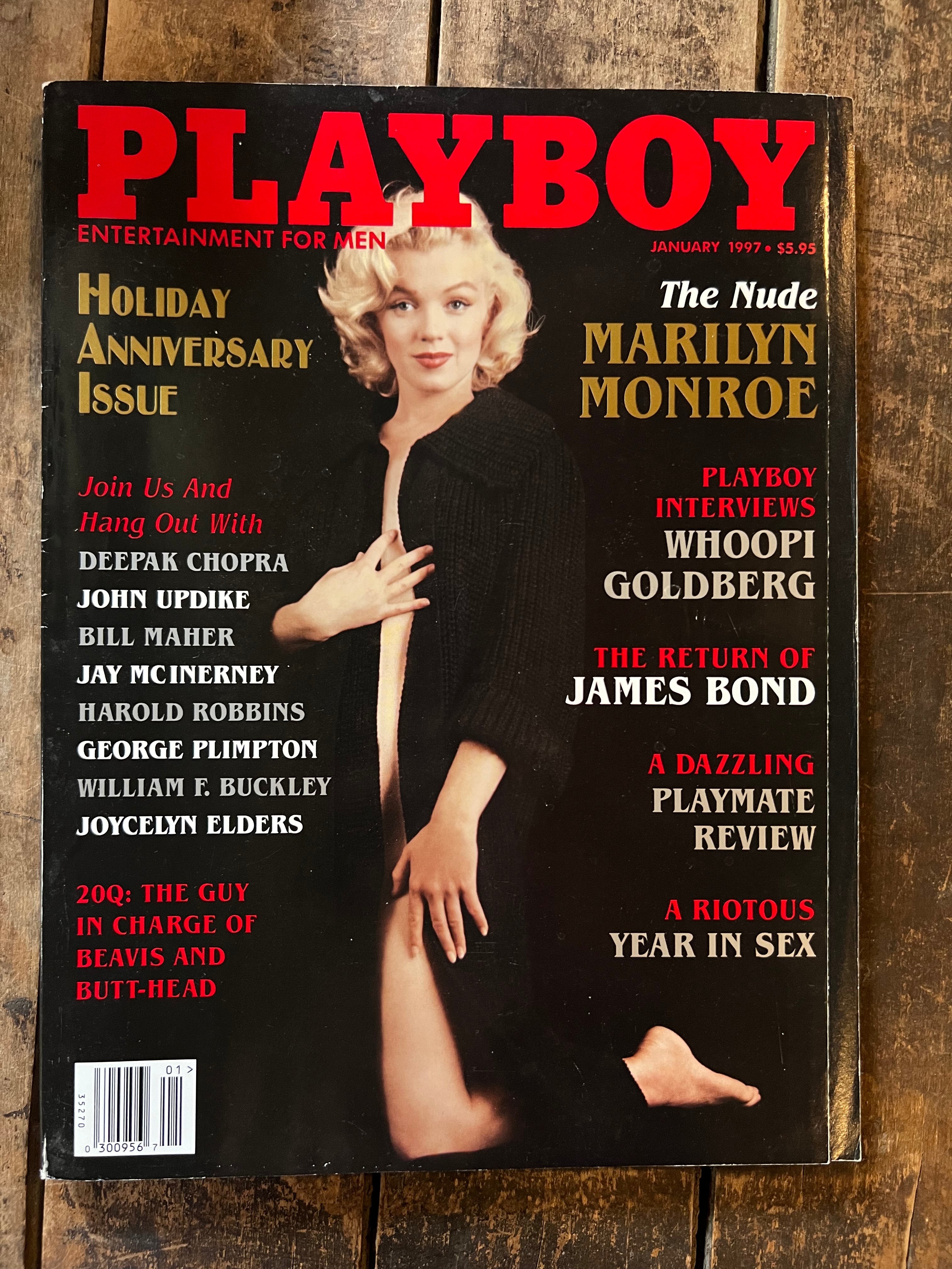 Playboy Magazine “ Entertainment For Men” - January 1997 Issue - Marilyn Monroe