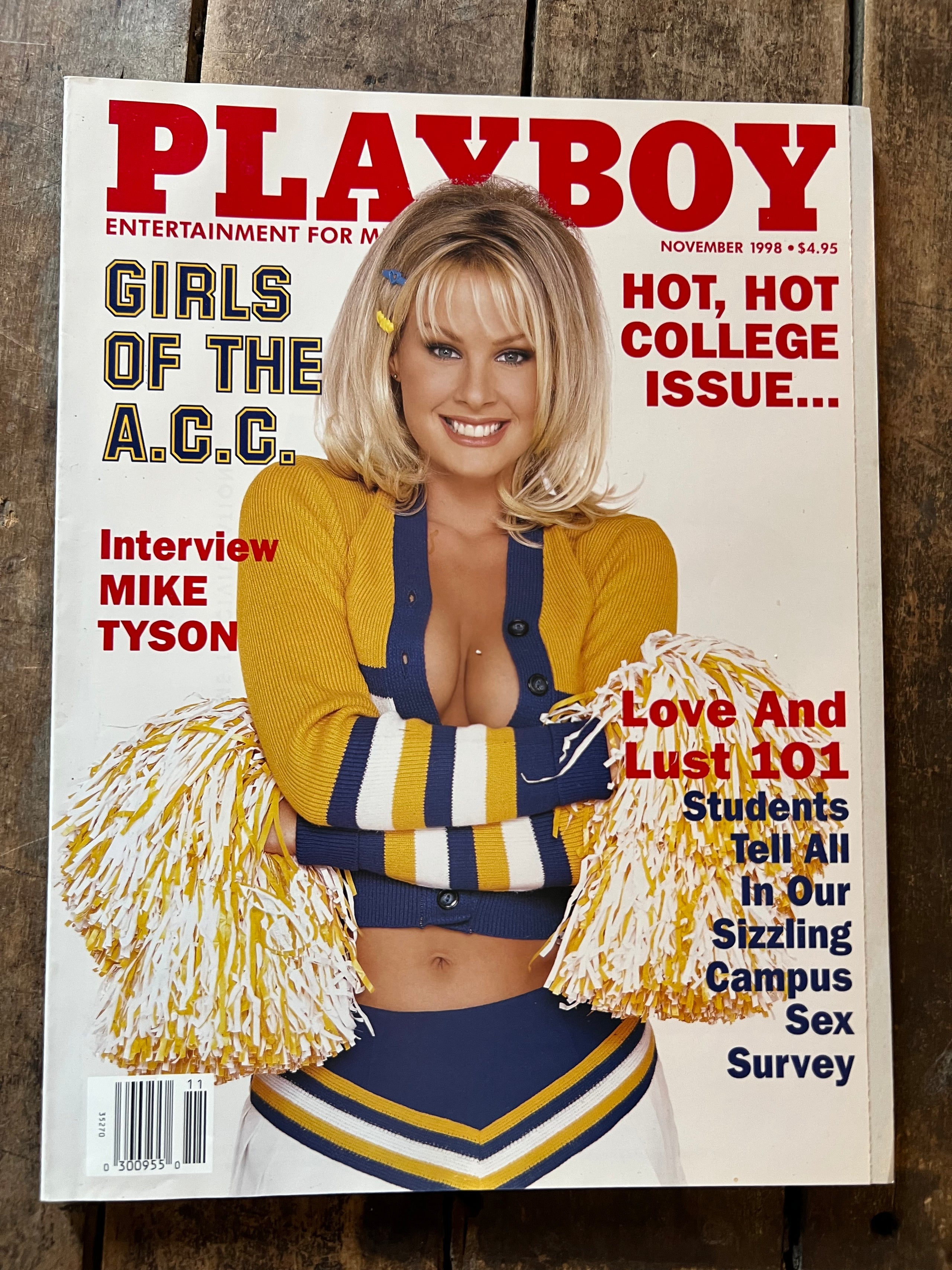 Playboy Magazine “ Entertainment For Men” - November 1998 Issue - Featuring College Girls Of The ACC