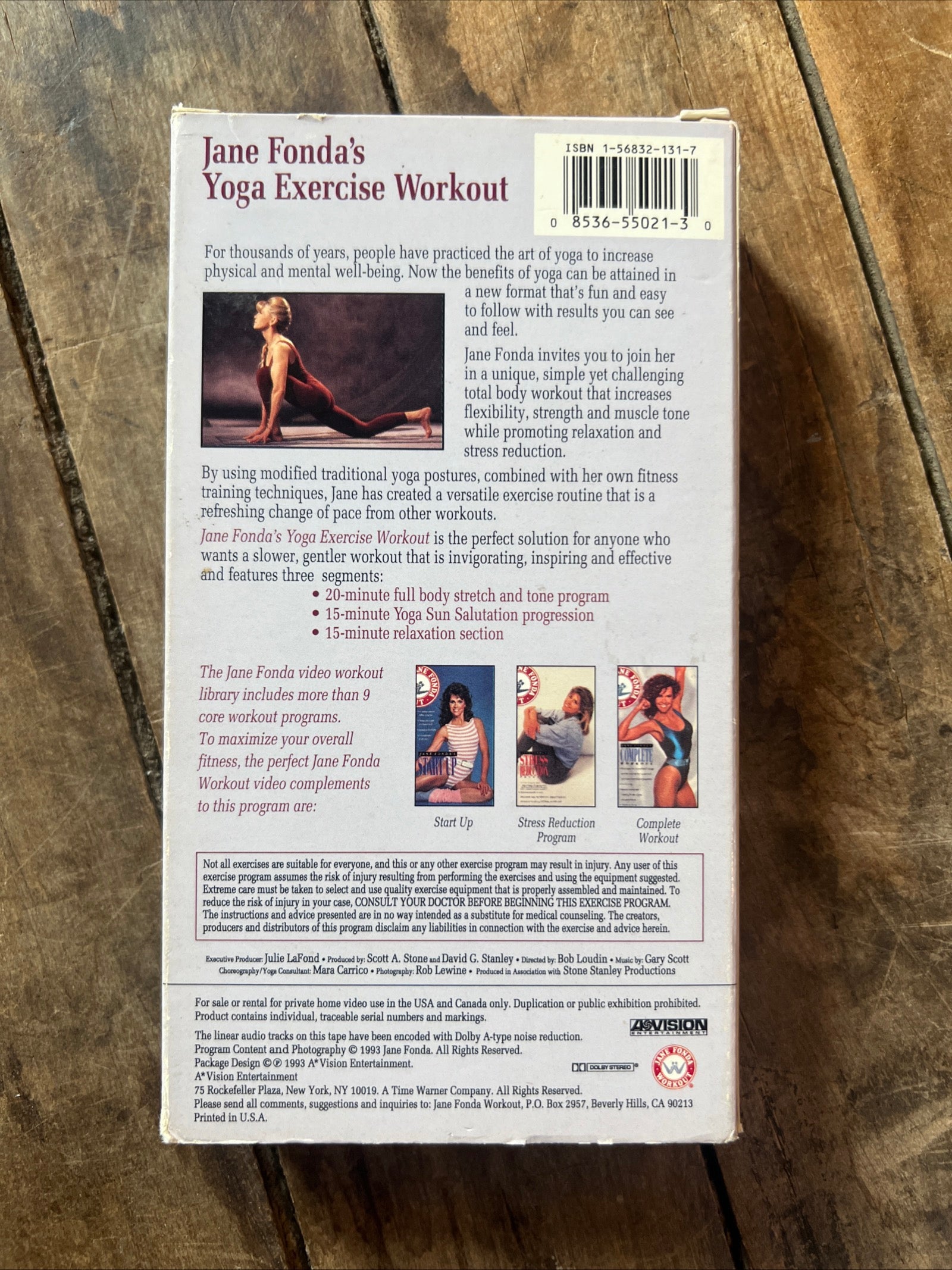 Jane Fonda’s YOGA EXERCISE Workout ( VHS 1993 )