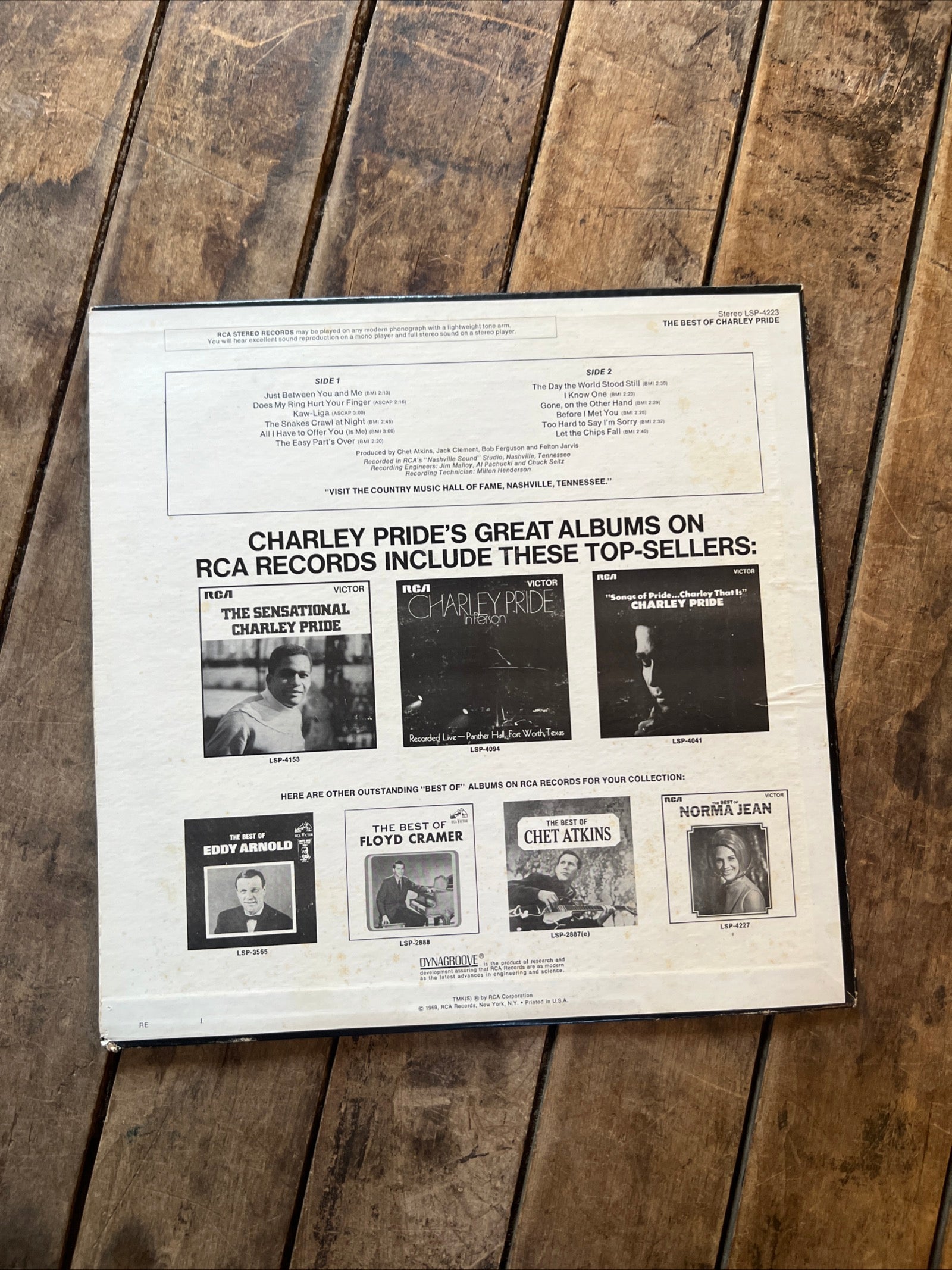 The Best Of Charley Pride - 1969 RCA Victor Records