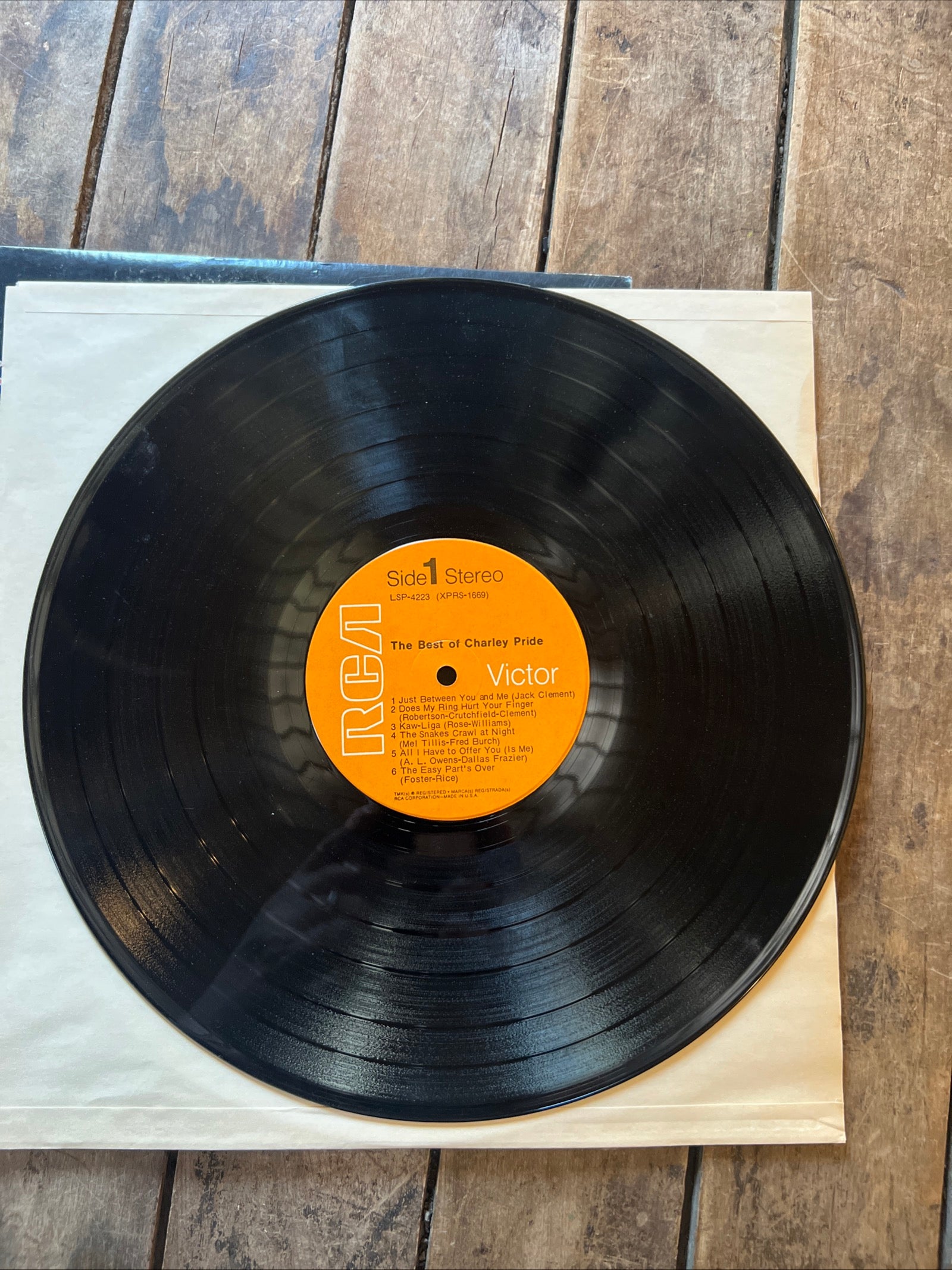 The Best Of Charley Pride - 1969 RCA Victor Records