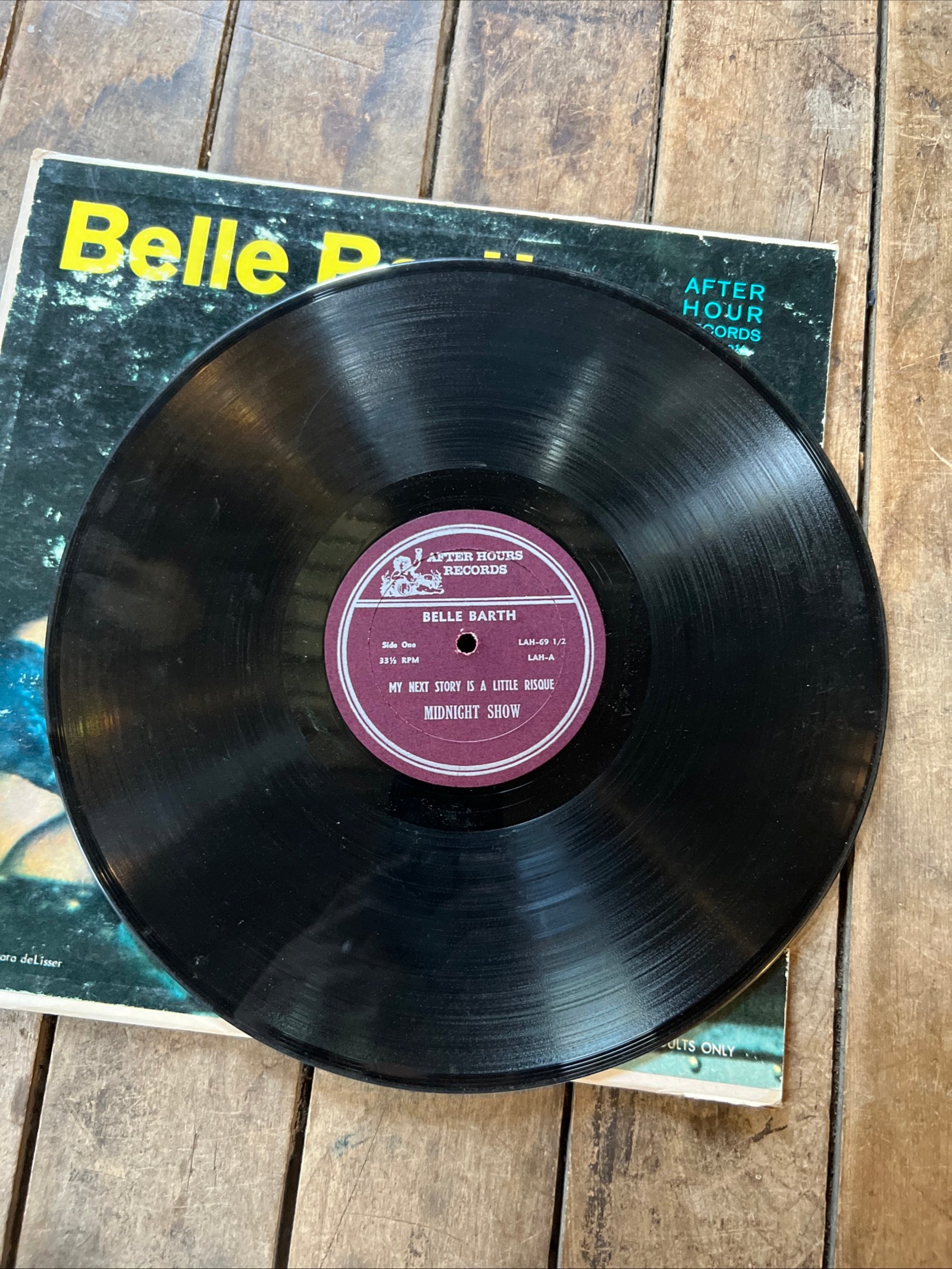 Belle Barth - My Next Story Is A Little Risqué - 1961 After Hours Records