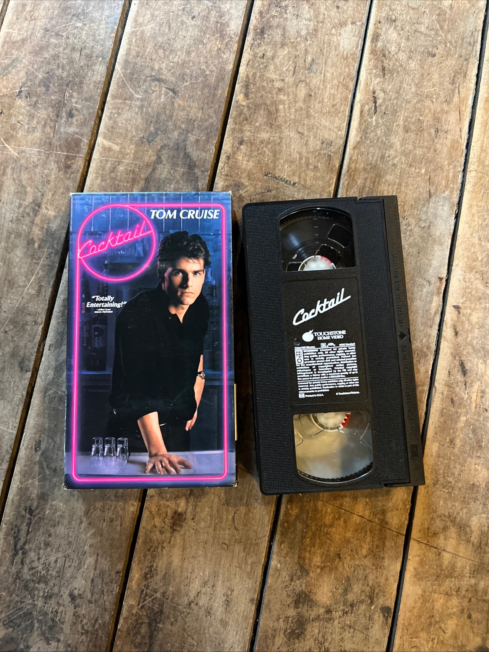 Cocktail ( VHS 1988 ) Romance / Comedy [R] Starring Tom Cruise & Elisabeth Shue