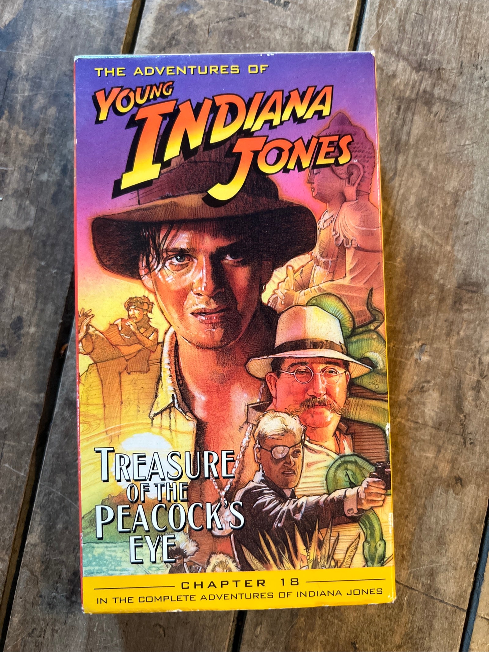 The Adventures Of Young Indiana Jones : Treasure Of The Peacocks Eye( VHS 1995 )