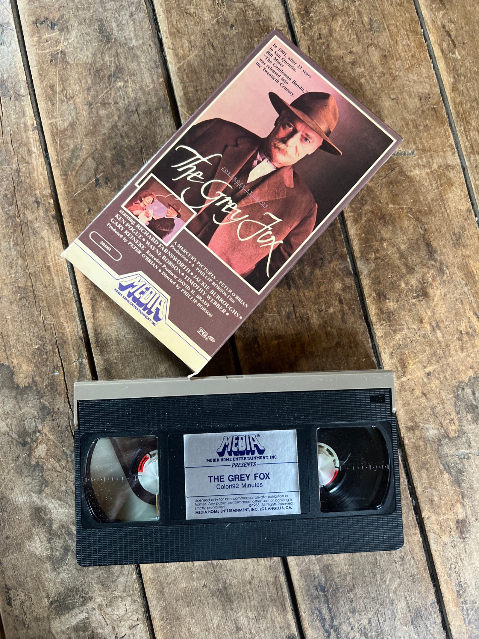 The Grey Fox ( VHS 1982 ) Western / Adventure [PG]