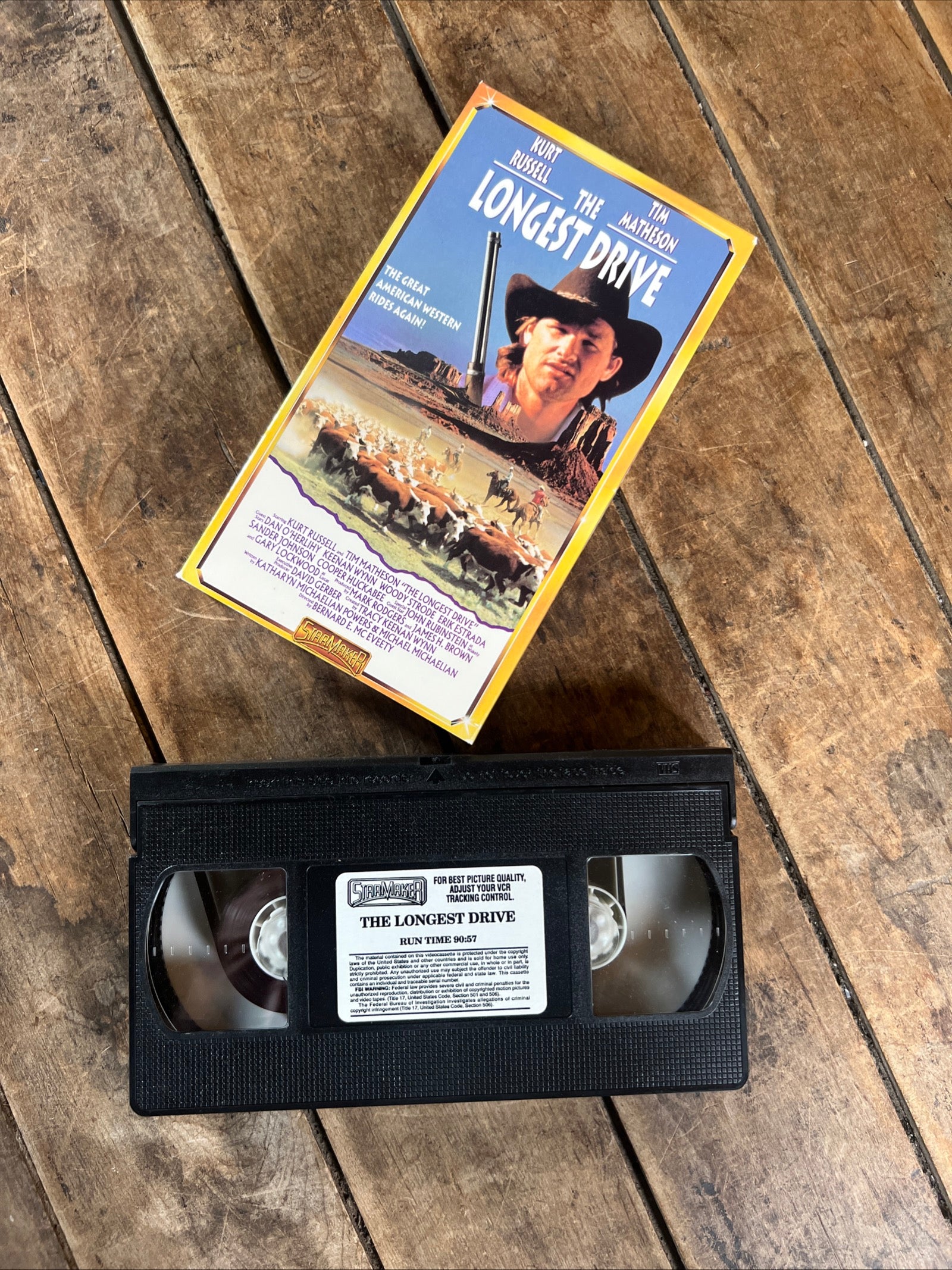 The Longest Drive ( VHS 1976 ) Western / Adventure [PG]