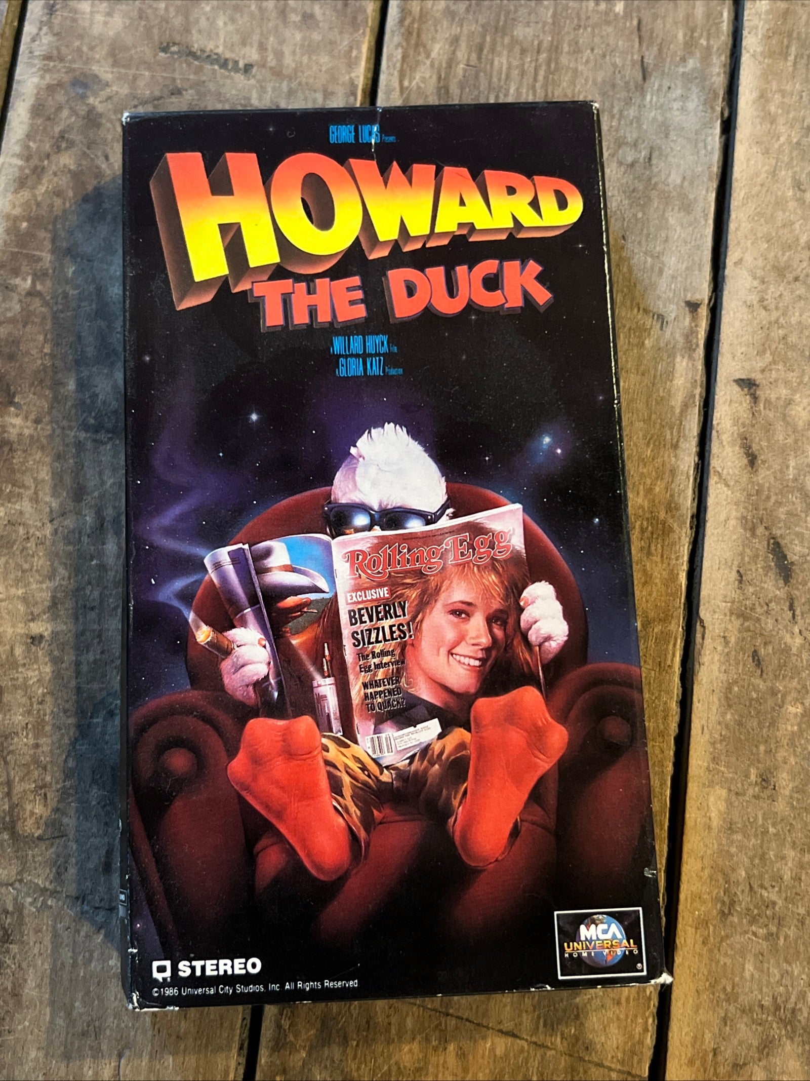 Howard The Duck ( VHS 1986 ) Comedy/ SCI-Fi [PG] Tim Robbins & Lea Thompson