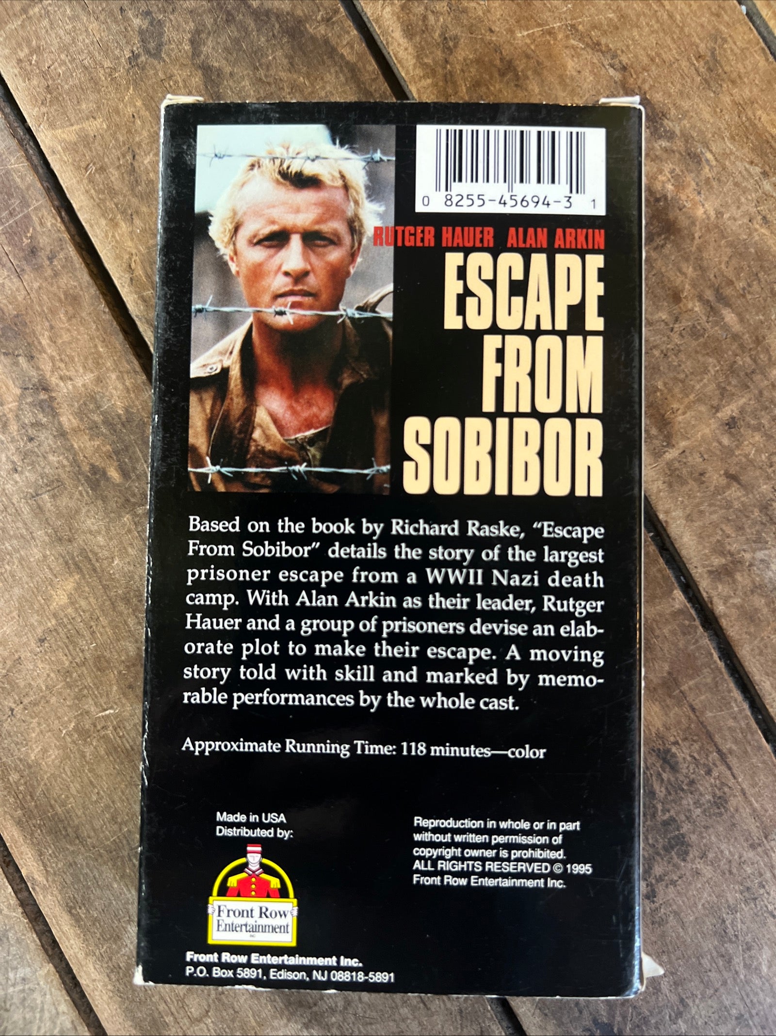Escape From Sobibor ( VHS 1987 ) War / Thriller [NR]