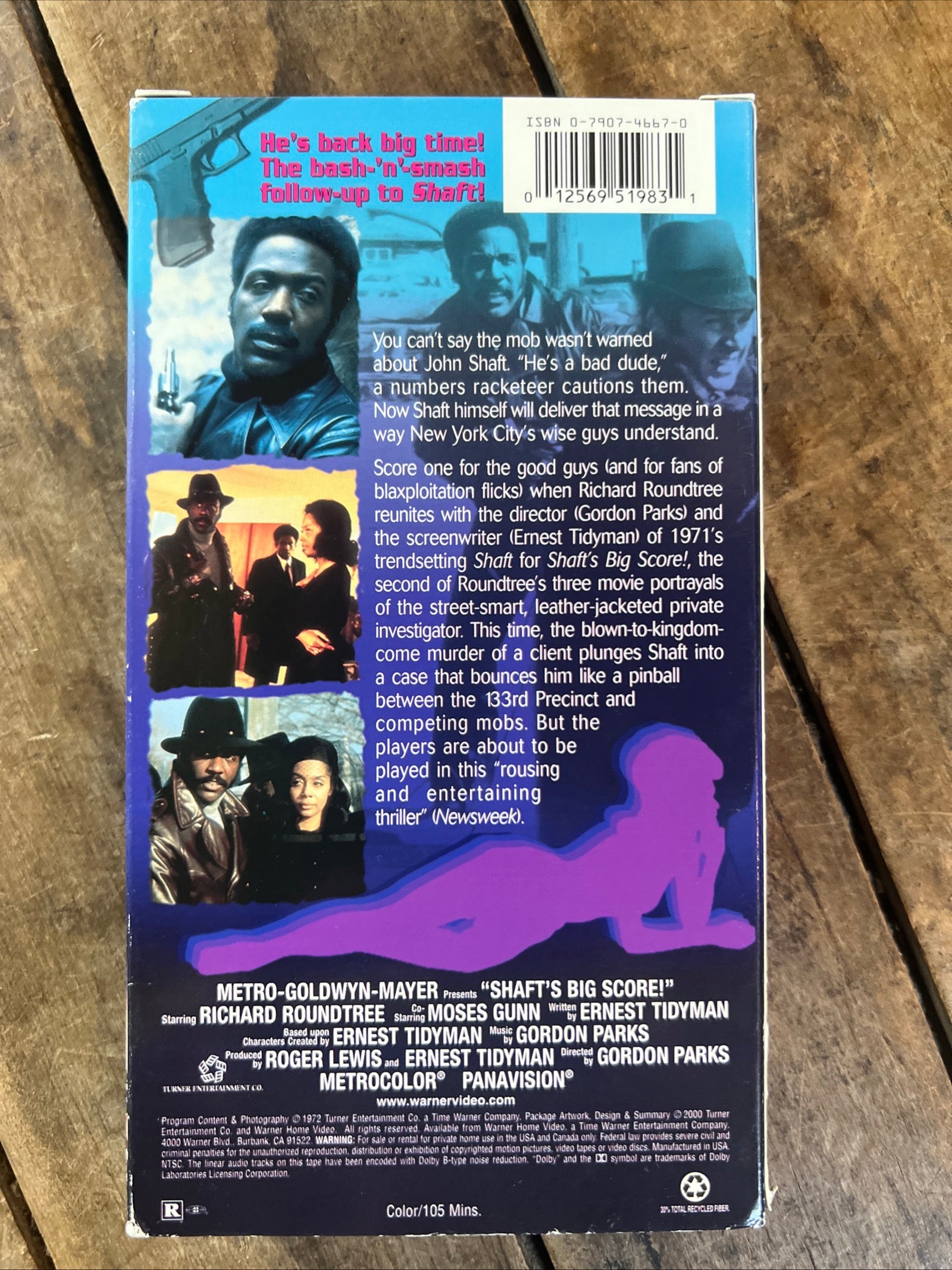 Shaft’s Big Score! ( VHS 1972 ) Action / Thriller [R]