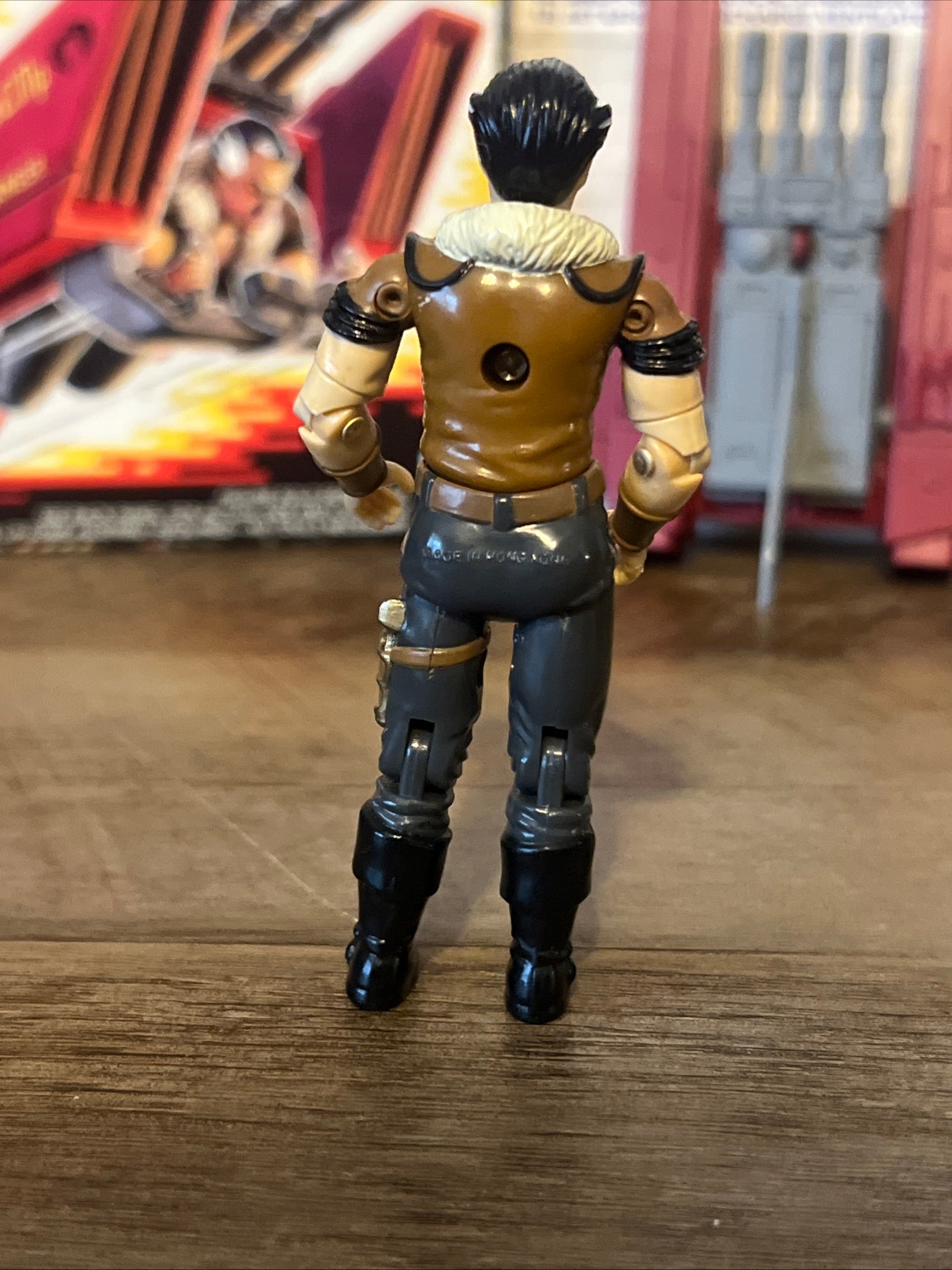 1987 Hasbro GI JOE- Cobra Jet Pack & Crystal Ball Action Figure - Original Box & Blueprints