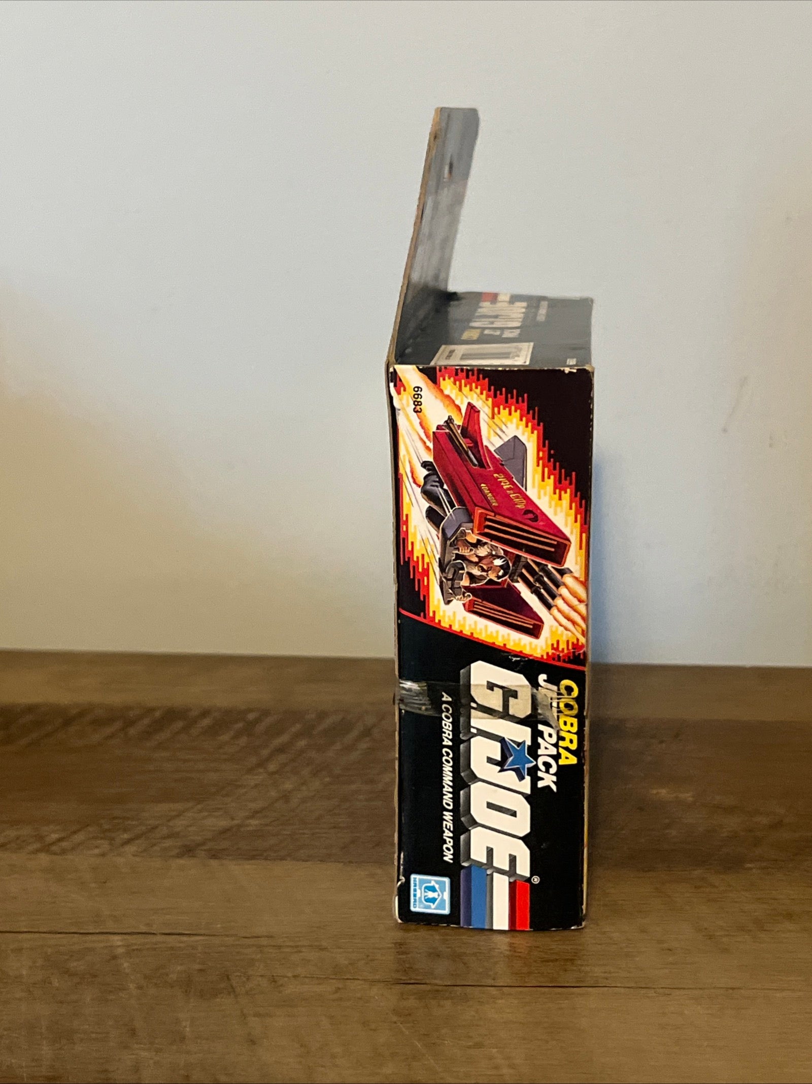 1987 Hasbro GI JOE- Cobra Jet Pack & Crystal Ball Action Figure - Original Box & Blueprints