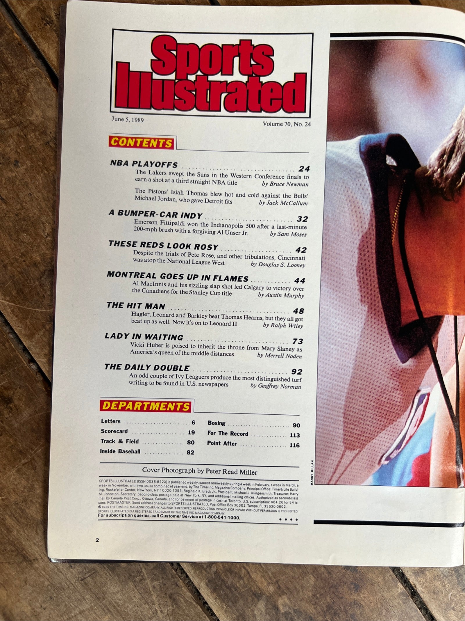 Sports Illustrated Magazine - June, 5 1989 ( Volume 70, No. 24) - NBA Lakers James Worthy Cover