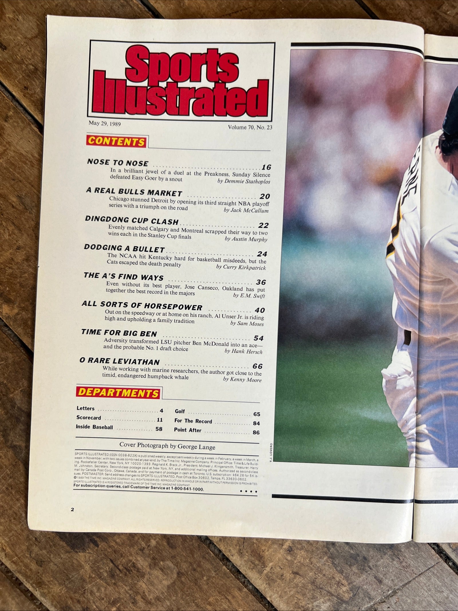 Sports Illustrated Magazine - May 29, 1989 ( Volume 70, No. 23) - College Basketball Kentucky Wildcats