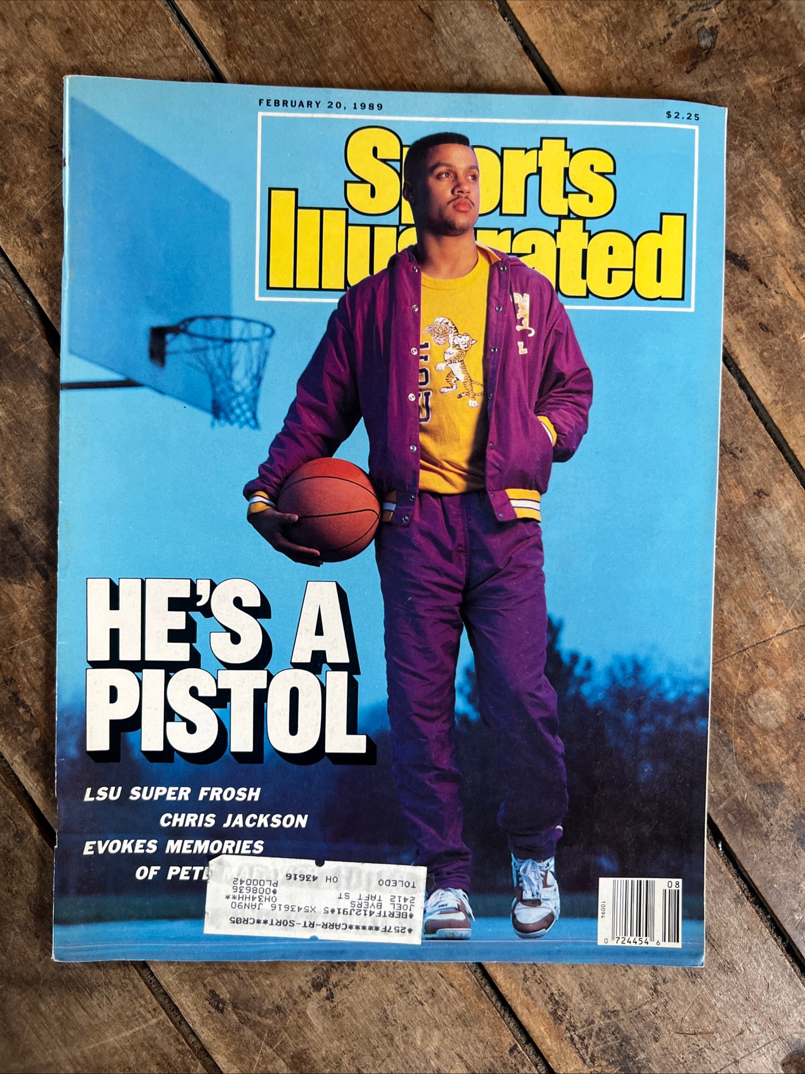 Sports Illustrated Magazine - February 20, 1989 ( Volume 70, No. 8 ) - LSU Basketball SuperStar Chris Jackson