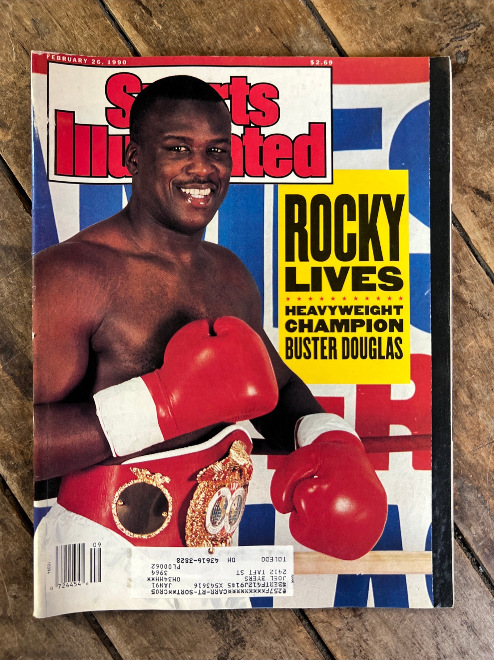 Sports Illustrated Magazine - February 26, 1990 - Heavyweight Champion Buster Douglas