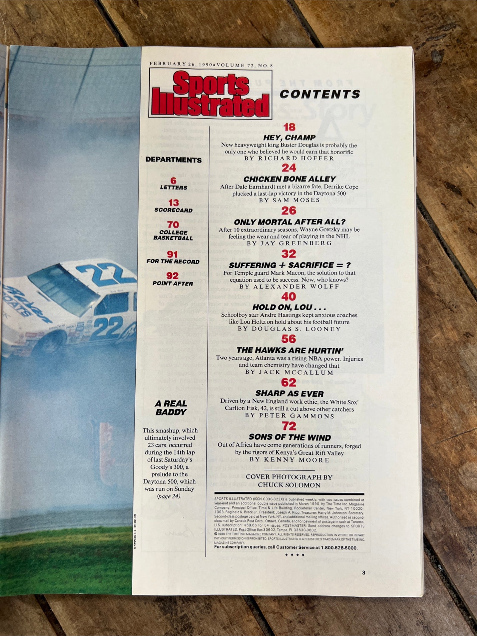 Sports Illustrated Magazine - February 26, 1990 - Heavyweight Champion Buster Douglas