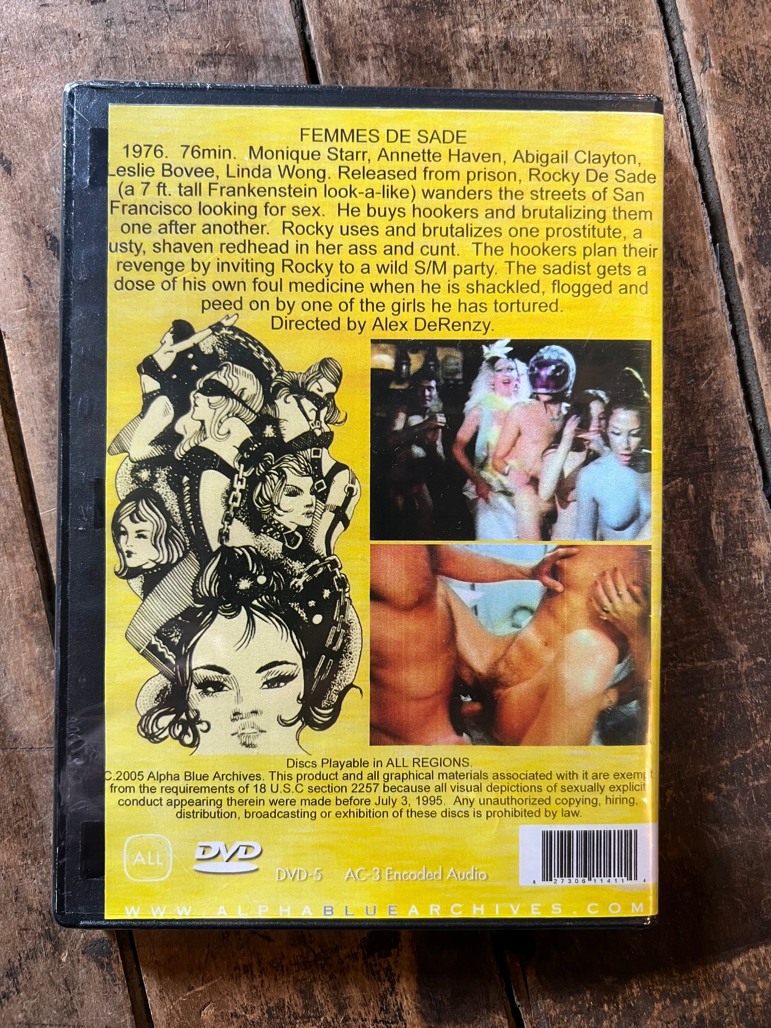 Femmes DeSade - DVD 1976 - Alpha Blue Archives