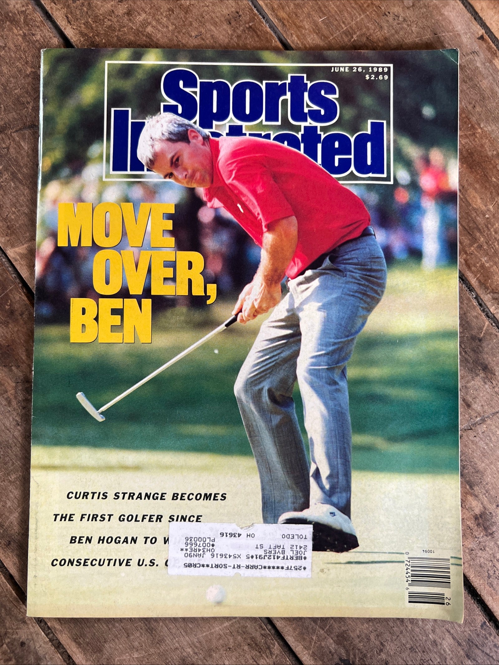Sports Illustrated Magazine - June 26, 1989 - CURTIS STRANGE PGA US OPEN Champion