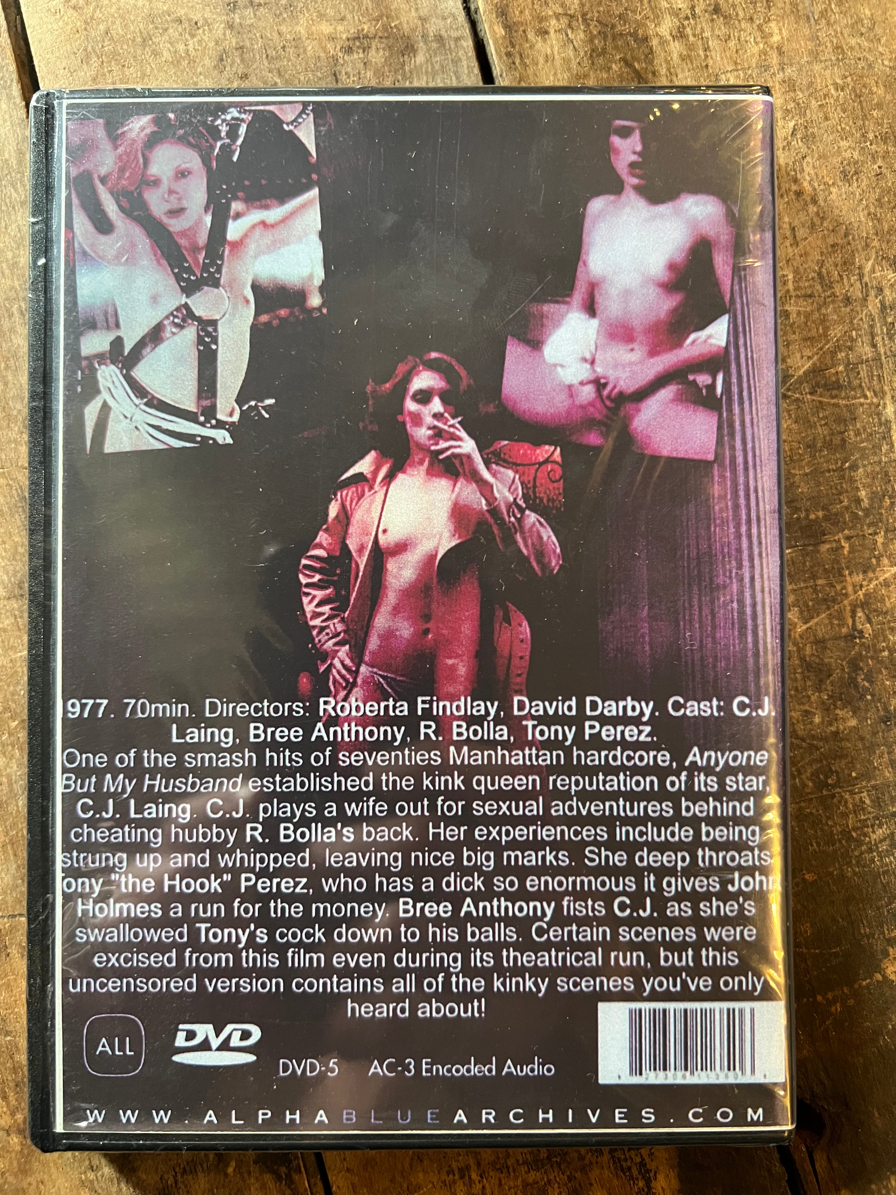 Anyone But My Husband - DVD 1975 - Alpha Blue Archives