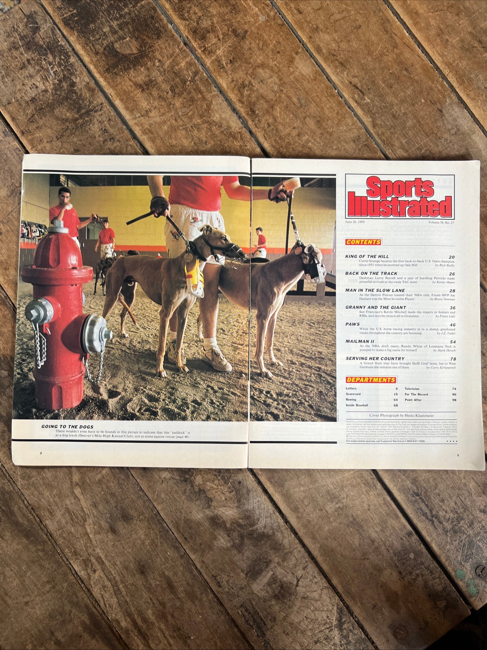 Sports Illustrated Magazine - June 26, 1989 - CURTIS STRANGE PGA US OPEN Champion