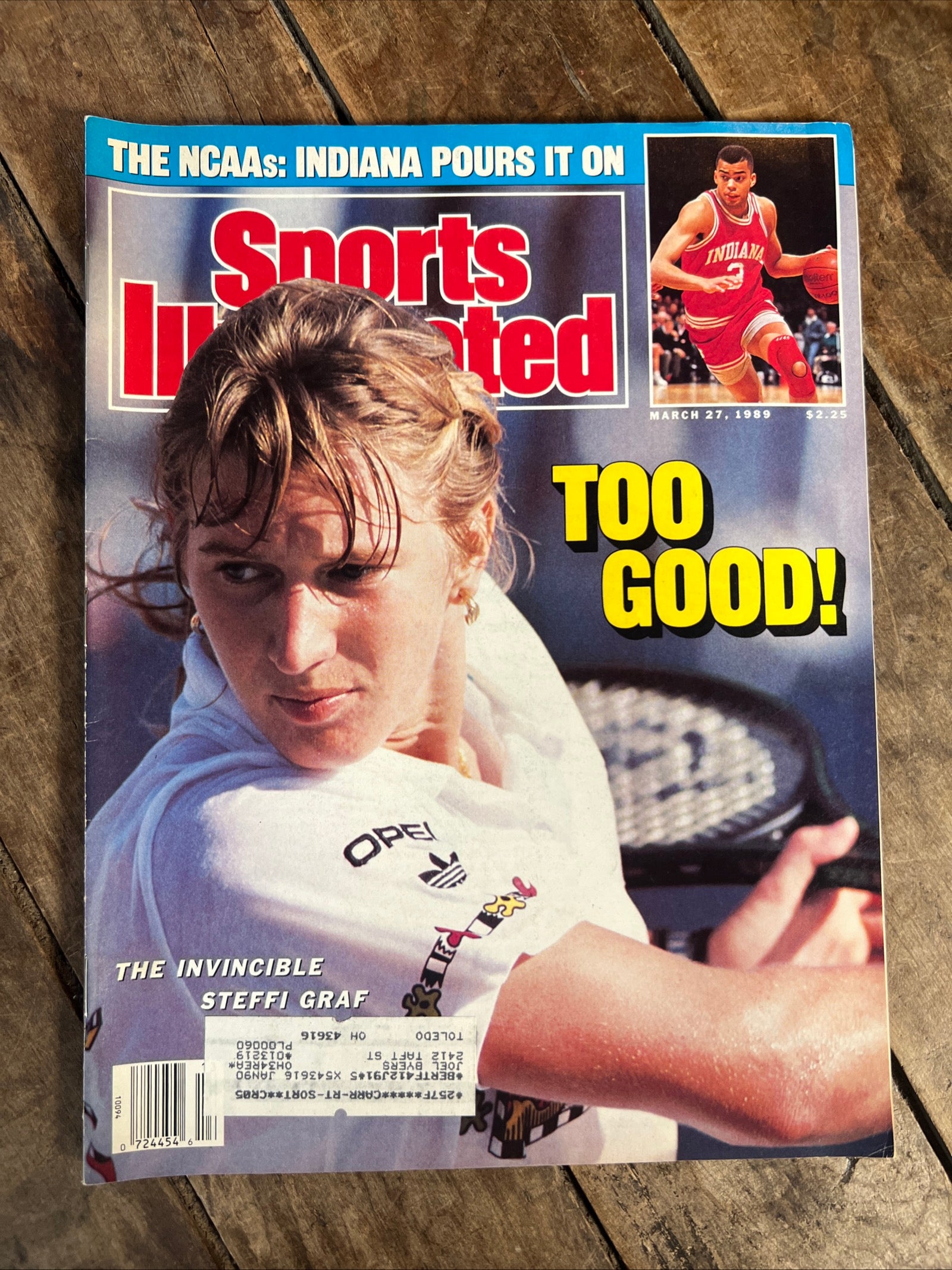Sports Illustrated Magazine - March 27, 1989 ( Volume 70, No. 13 ) - The Invincible Steffi Graf